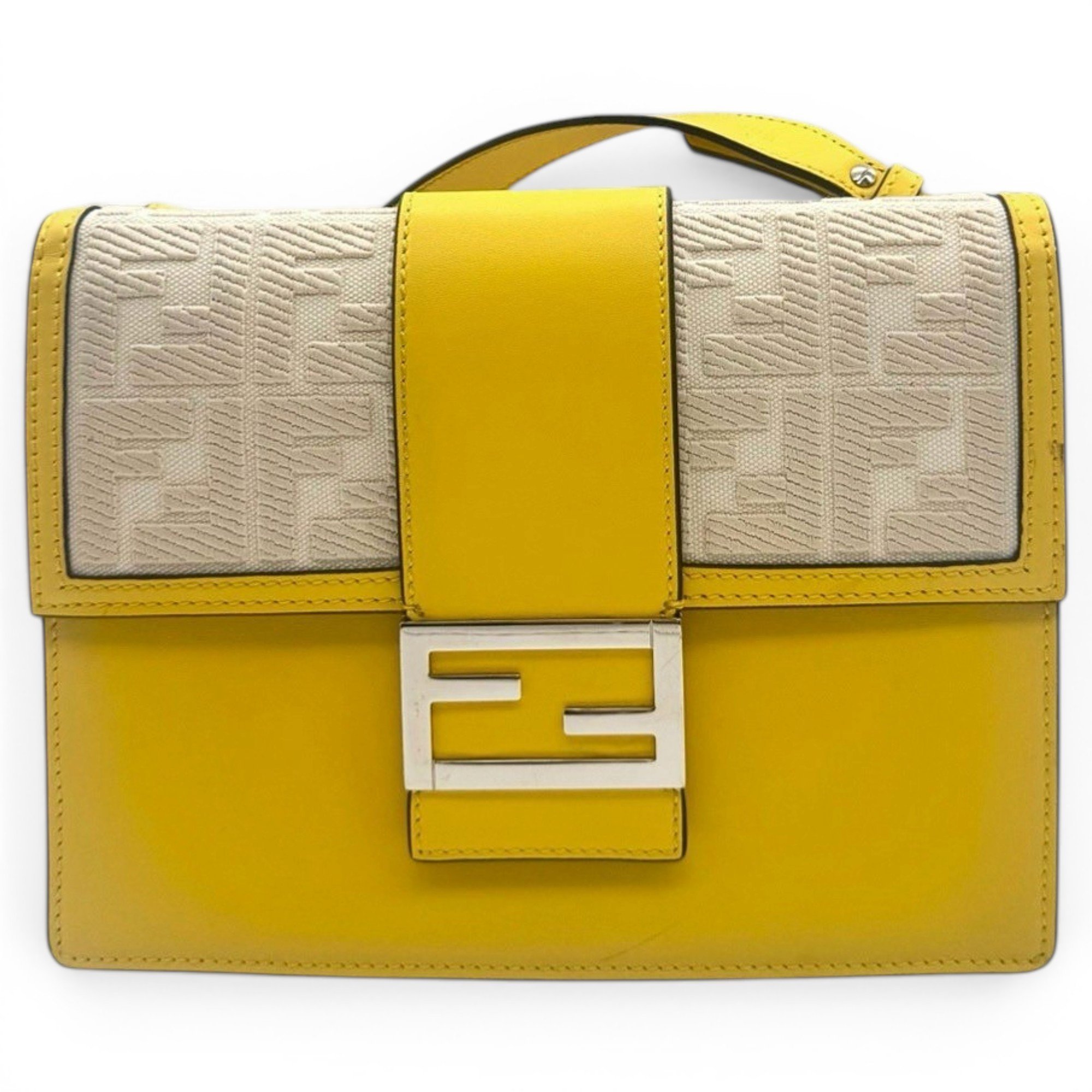 Baguette leather handbag