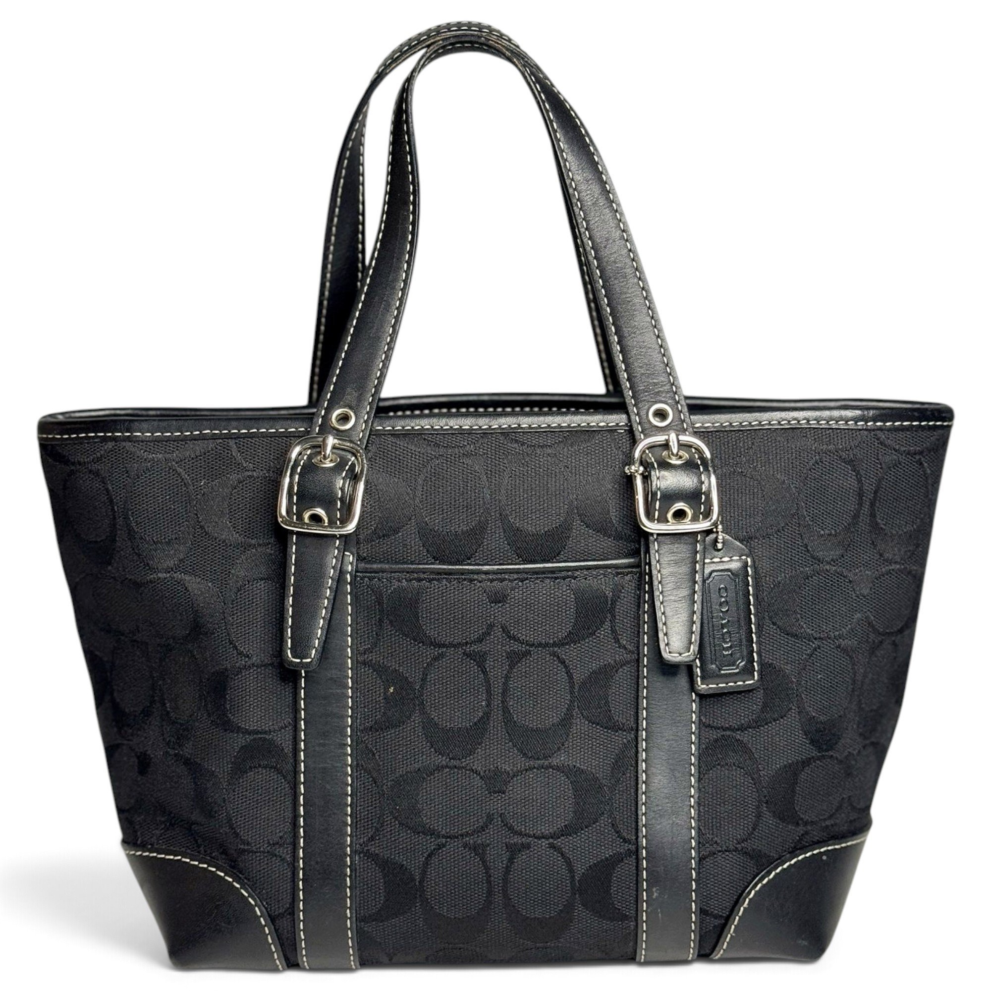 Leather tote