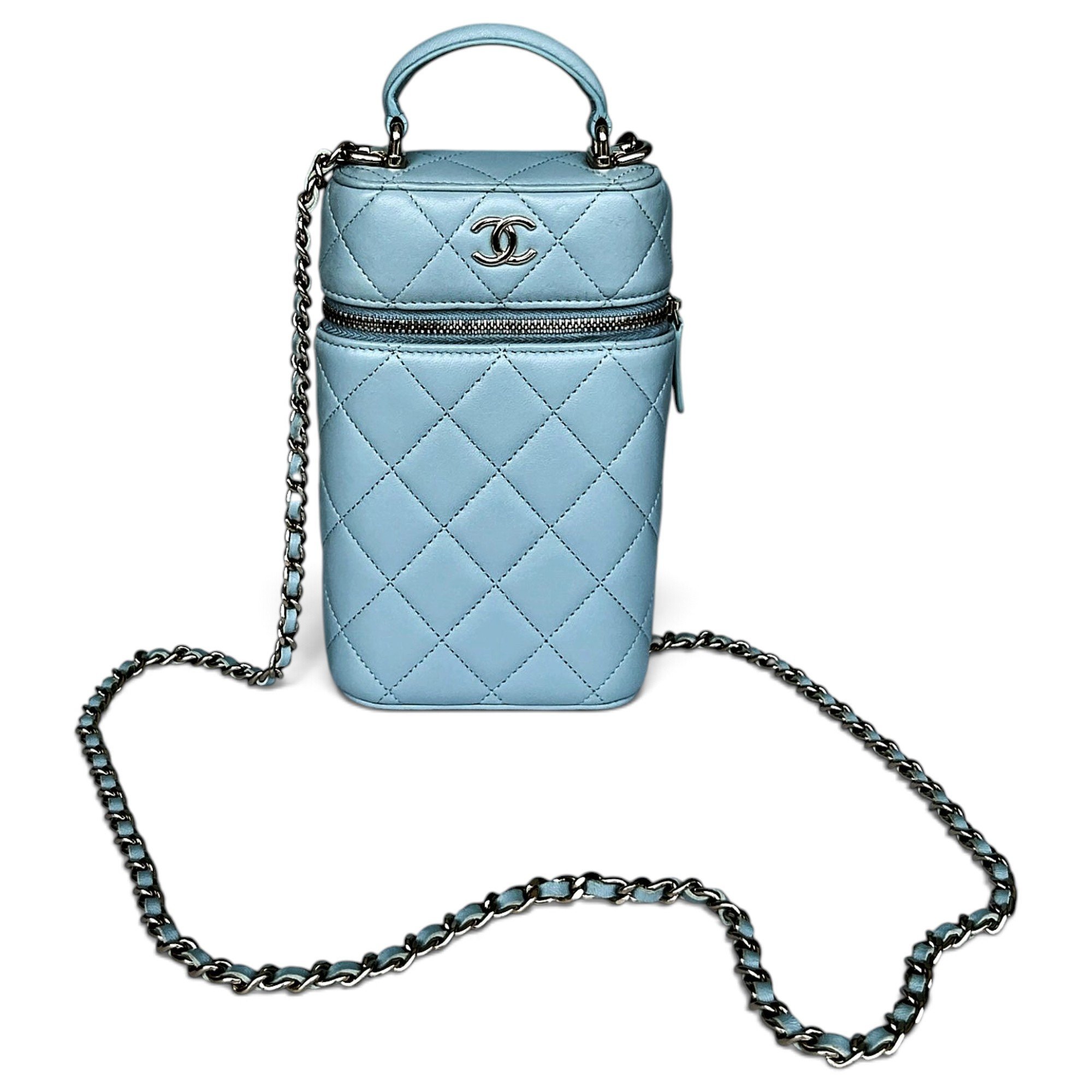 Trendy CC Vanity leather handbag