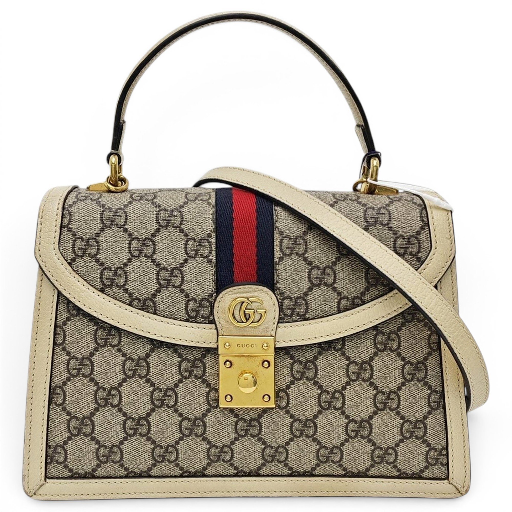 Ophidia leather handbag