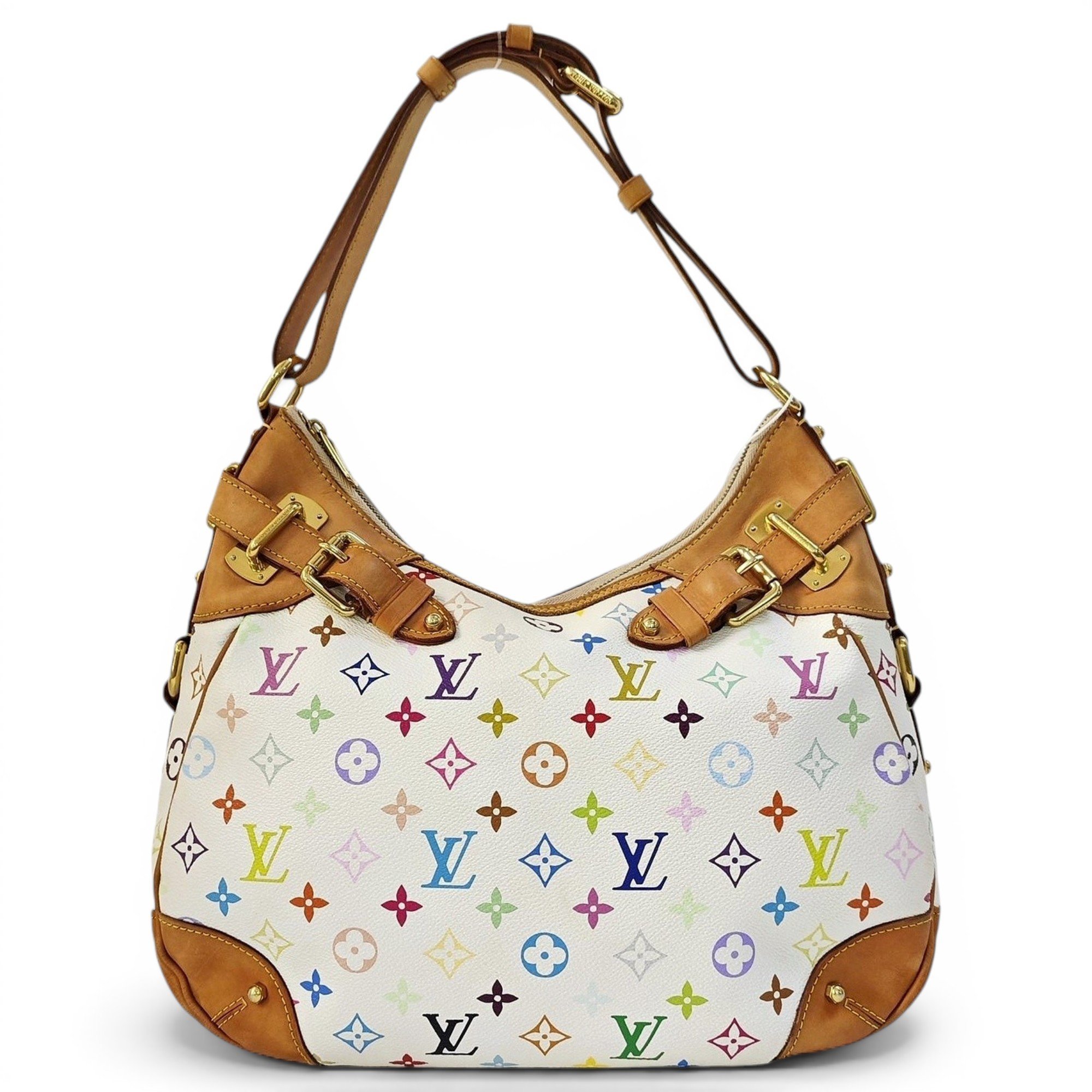 Greta leather handbag
