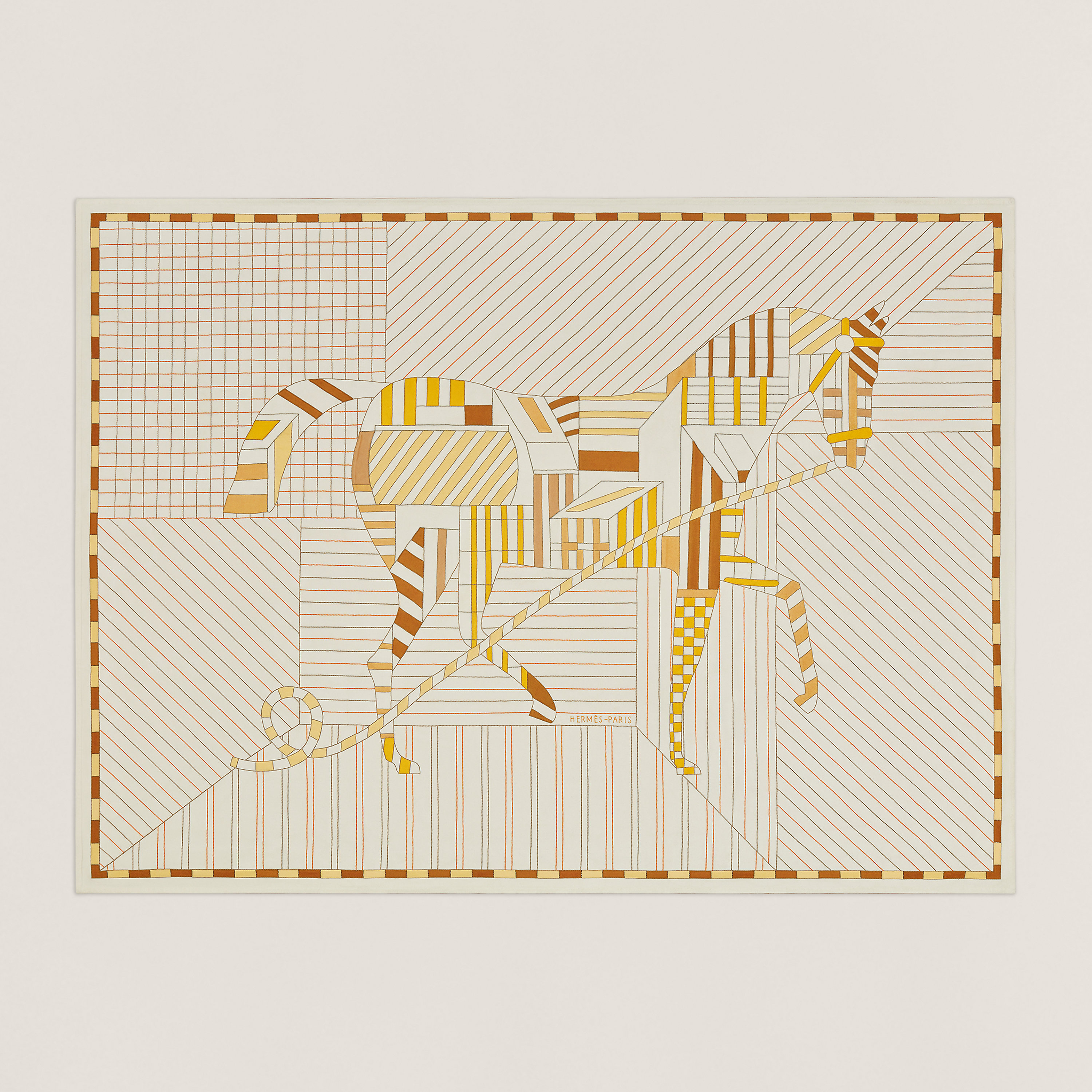 Cheval au Faubourg blanket