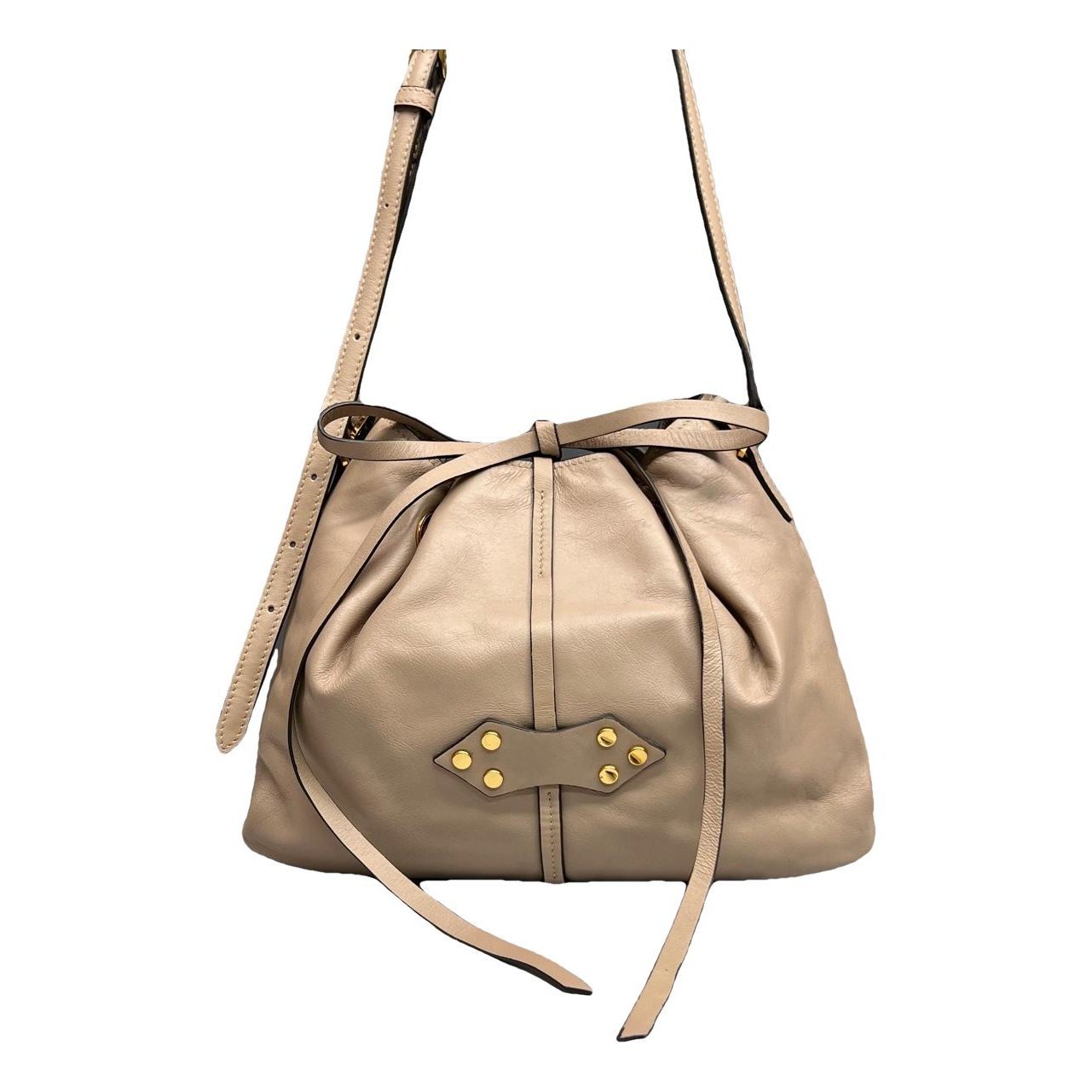 Matelassé leather handbag