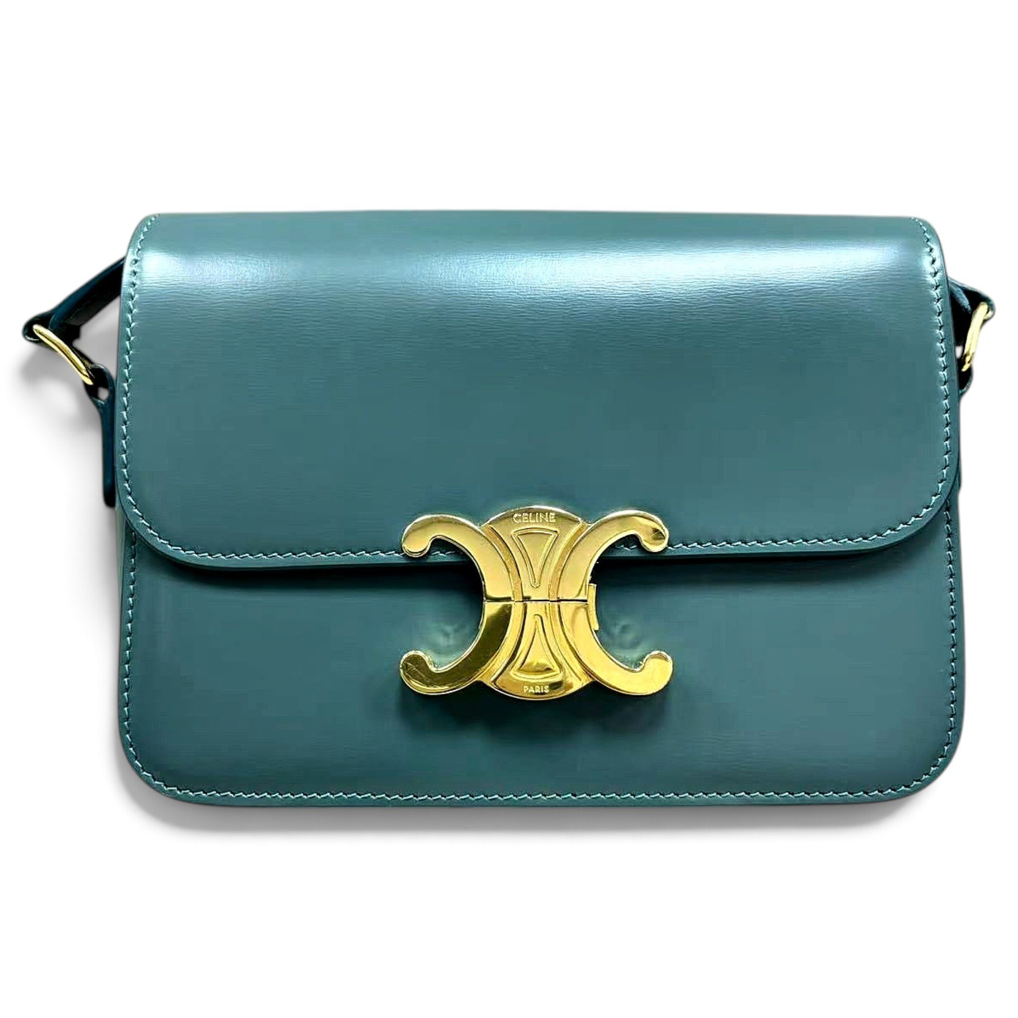 Triomphe leather handbag