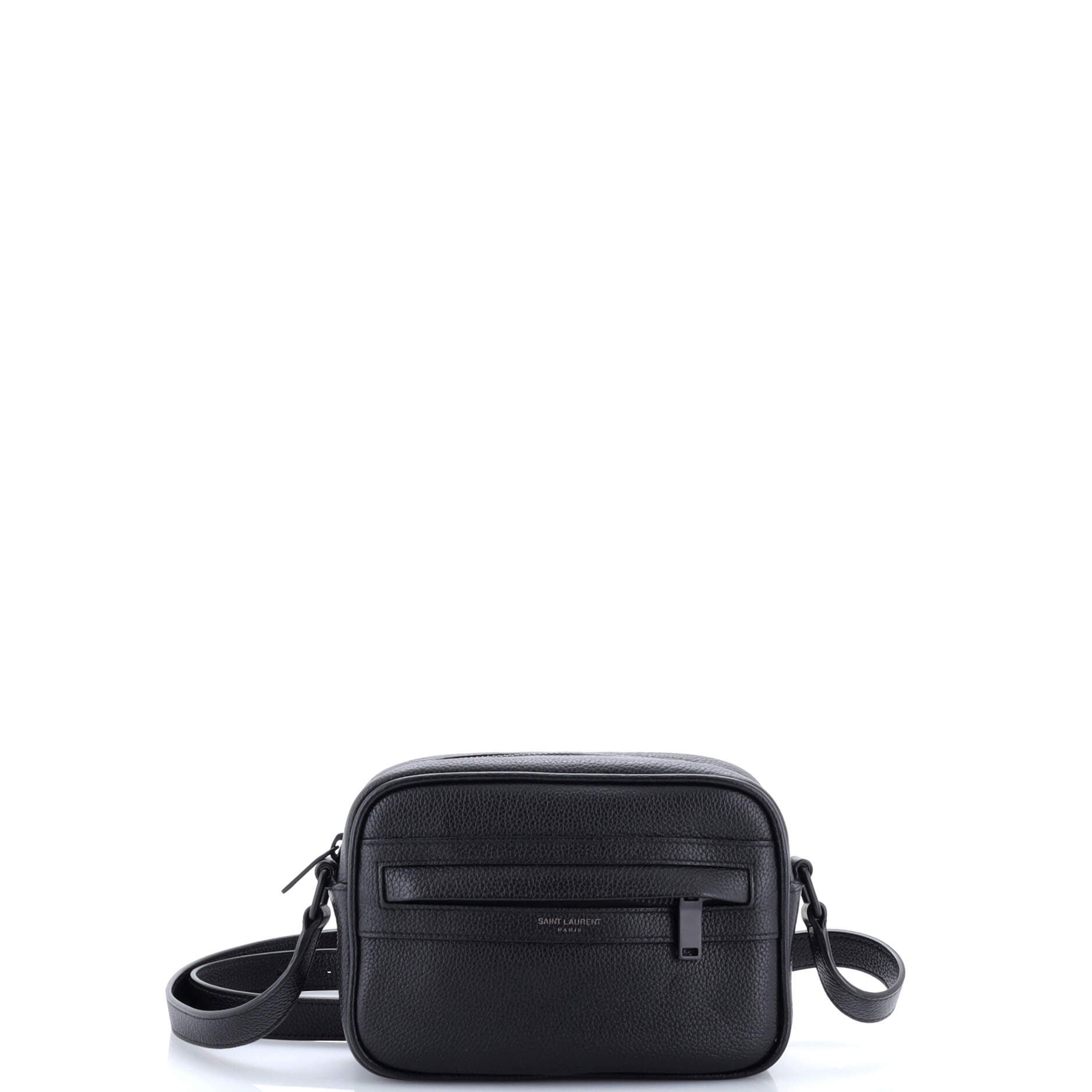 Saint Laurent Camp Camera Bag Leather Mini