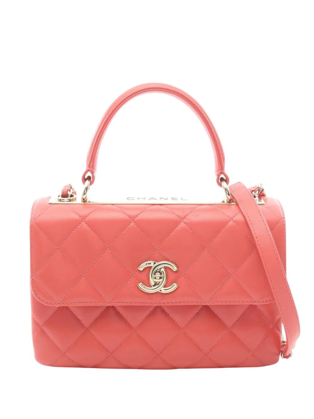 2017-2018 Small Quilted Lambskin Trendy CC Flap satchel