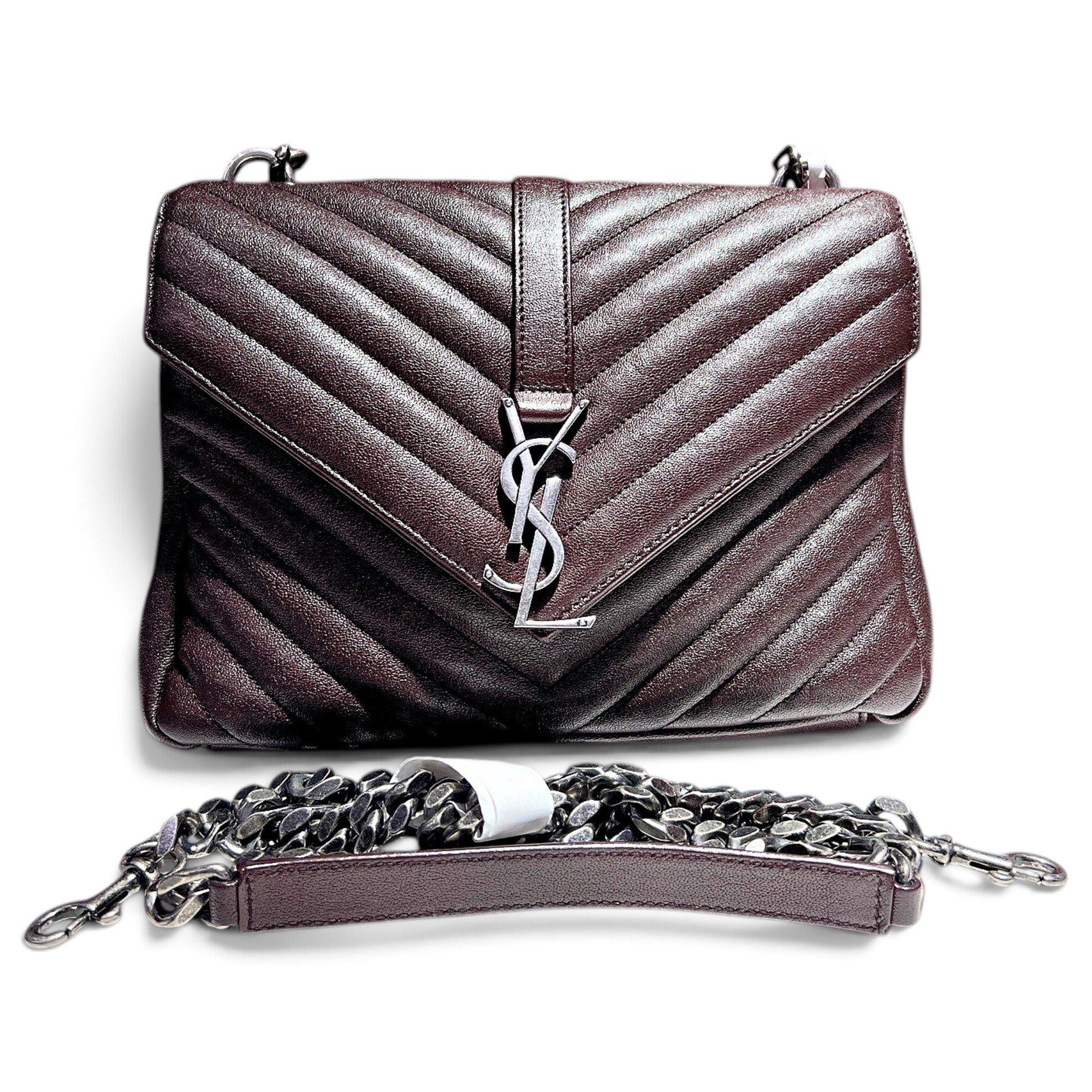 Collége monogramme leather handbag