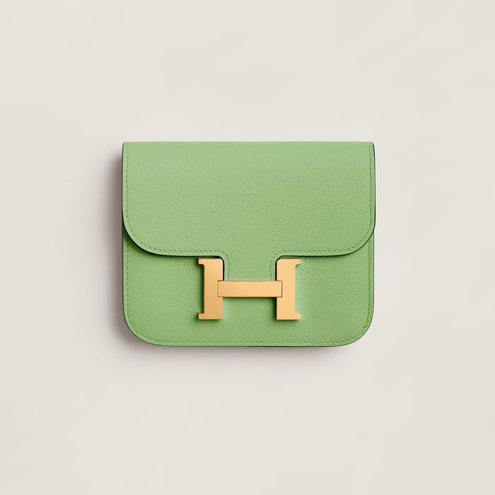Vert Criquet Constance Slim Wallet