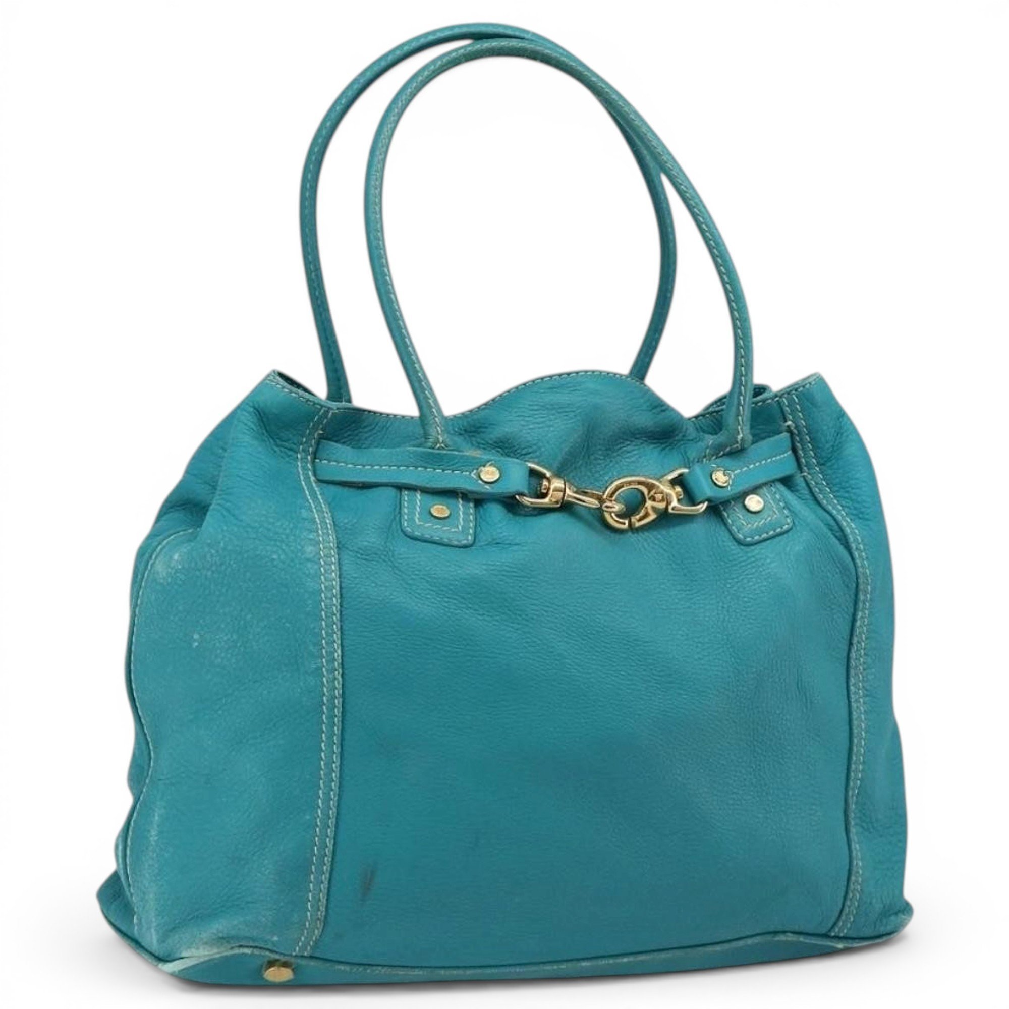 Leather tote