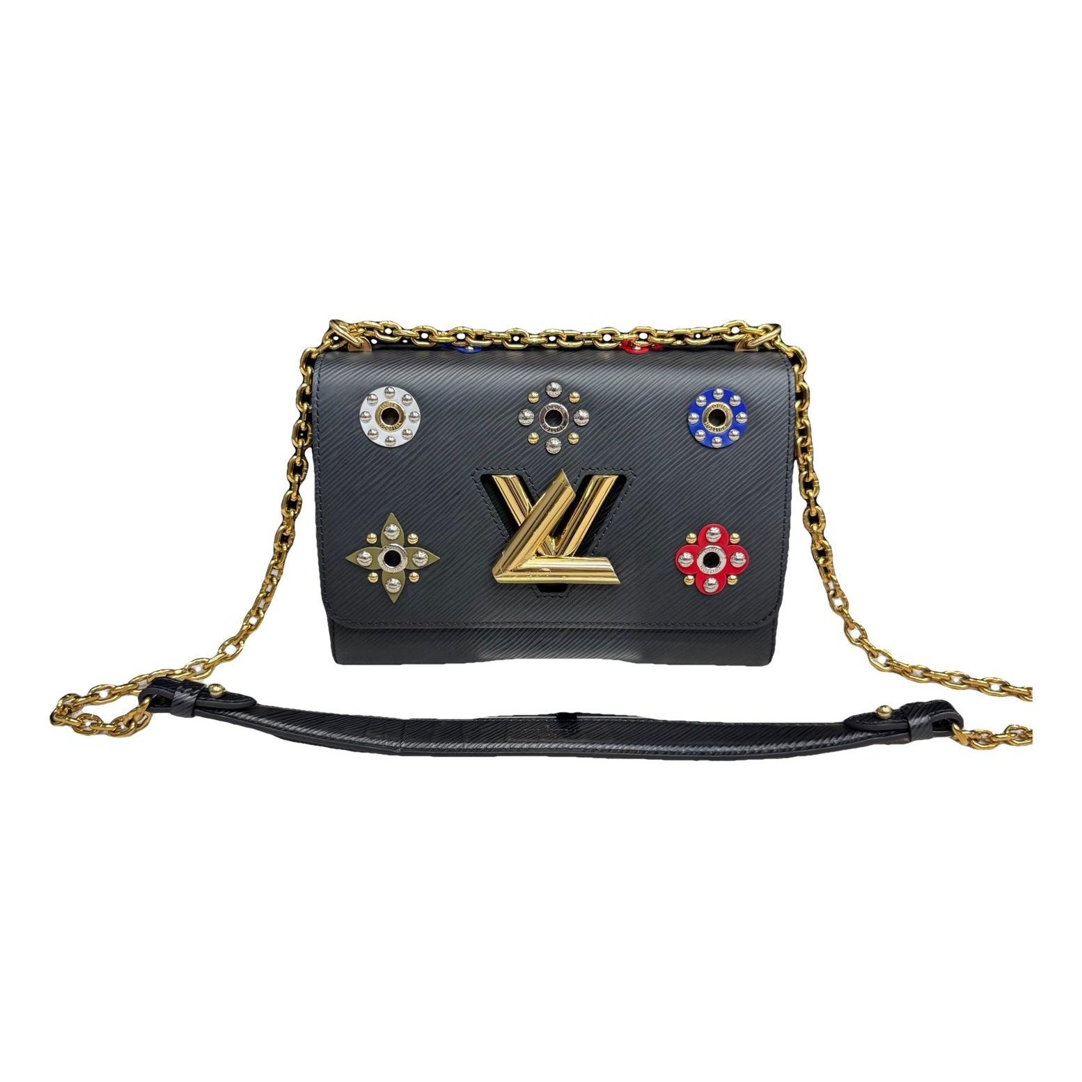 Twist leather crossbody bag