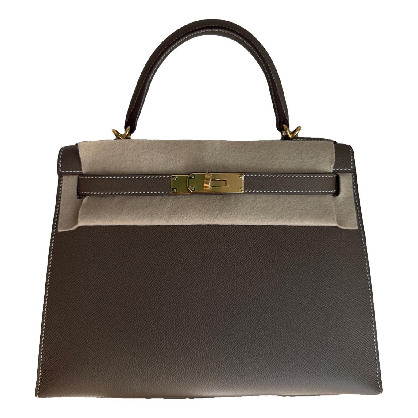 Kelly 28 leather handbag