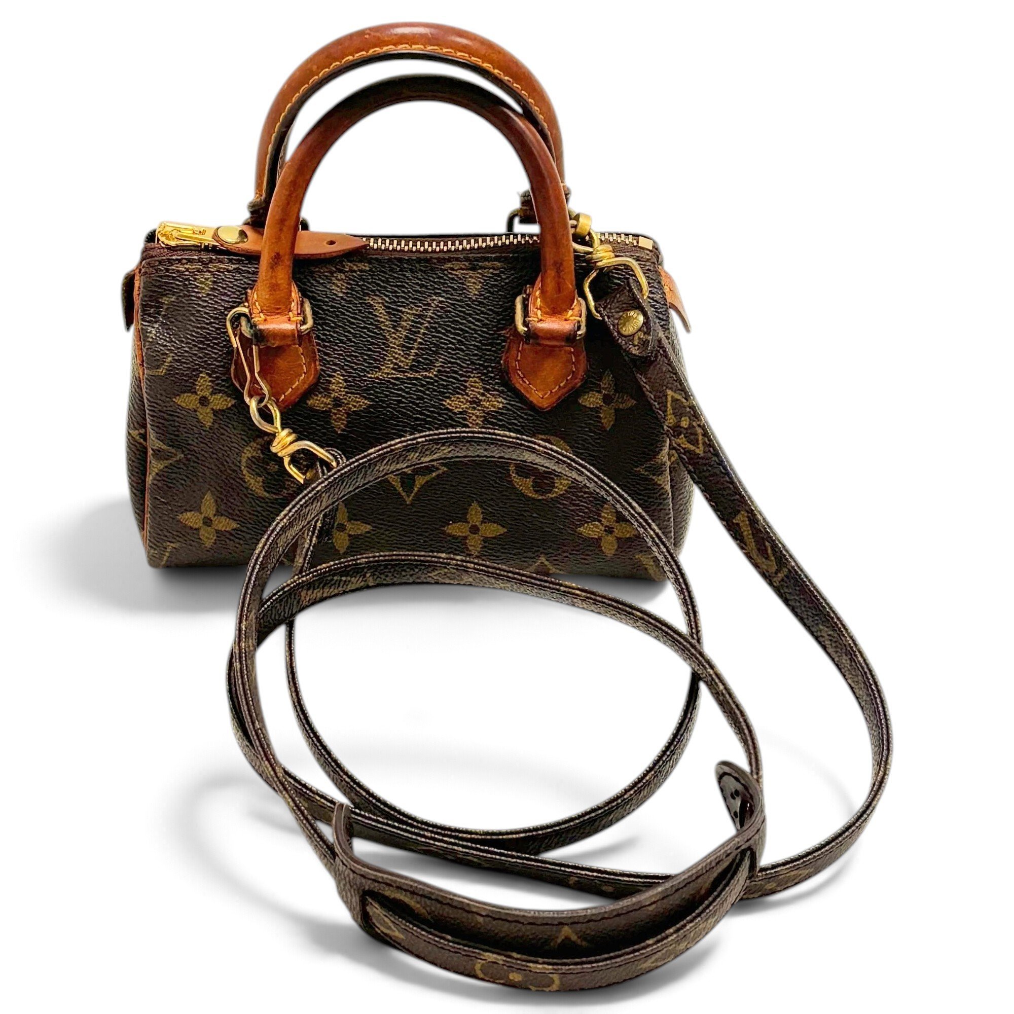 Louis Vuitton Speedy leather mini bag