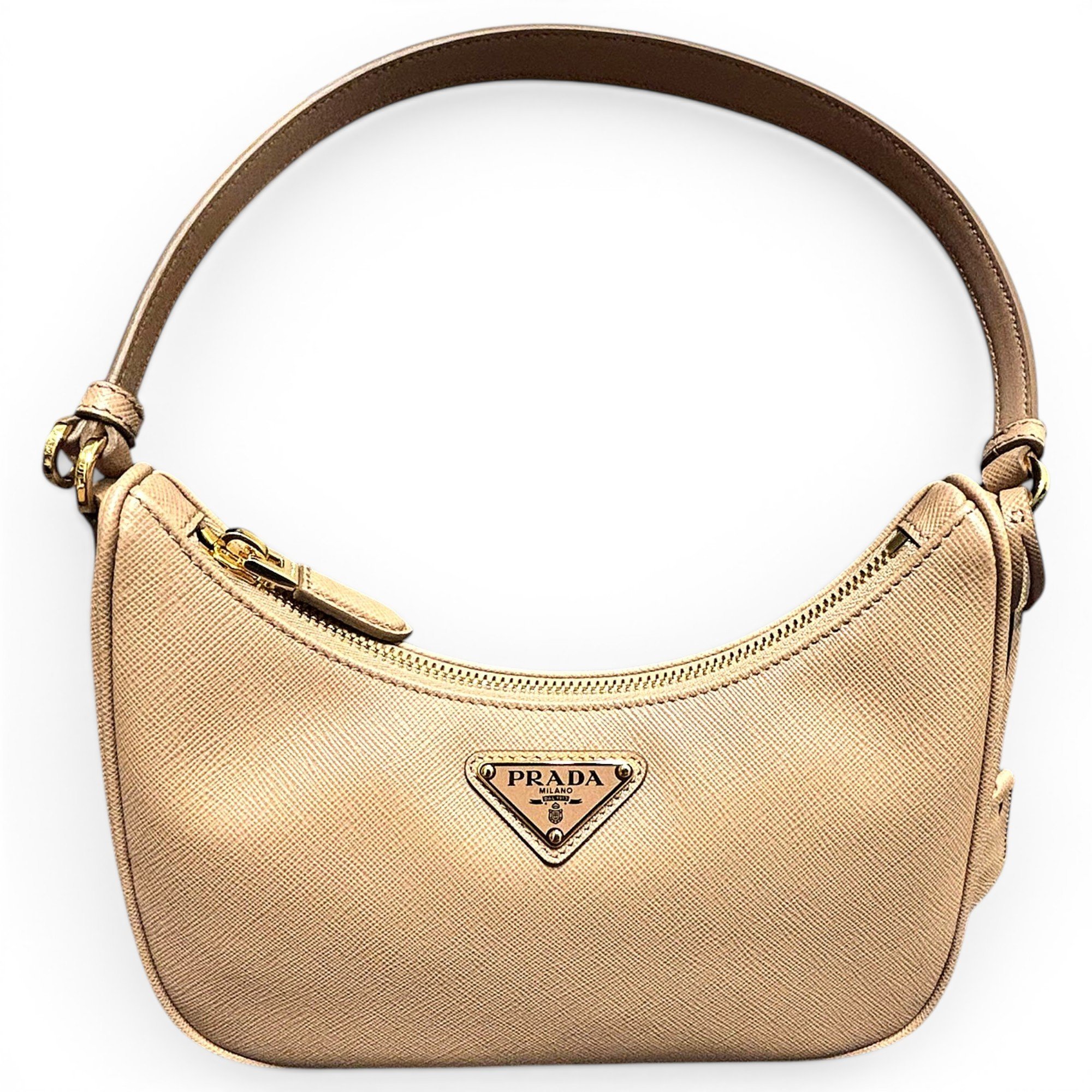Re-Edition 2005 Zip leather handbag