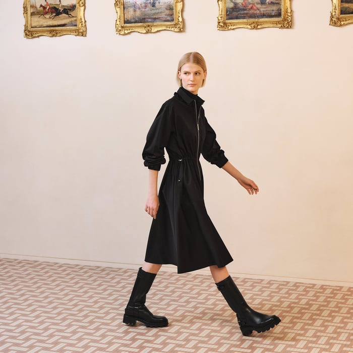Noir Elastic Dress