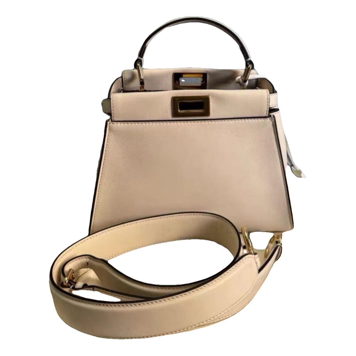 Peekaboo leather handbag