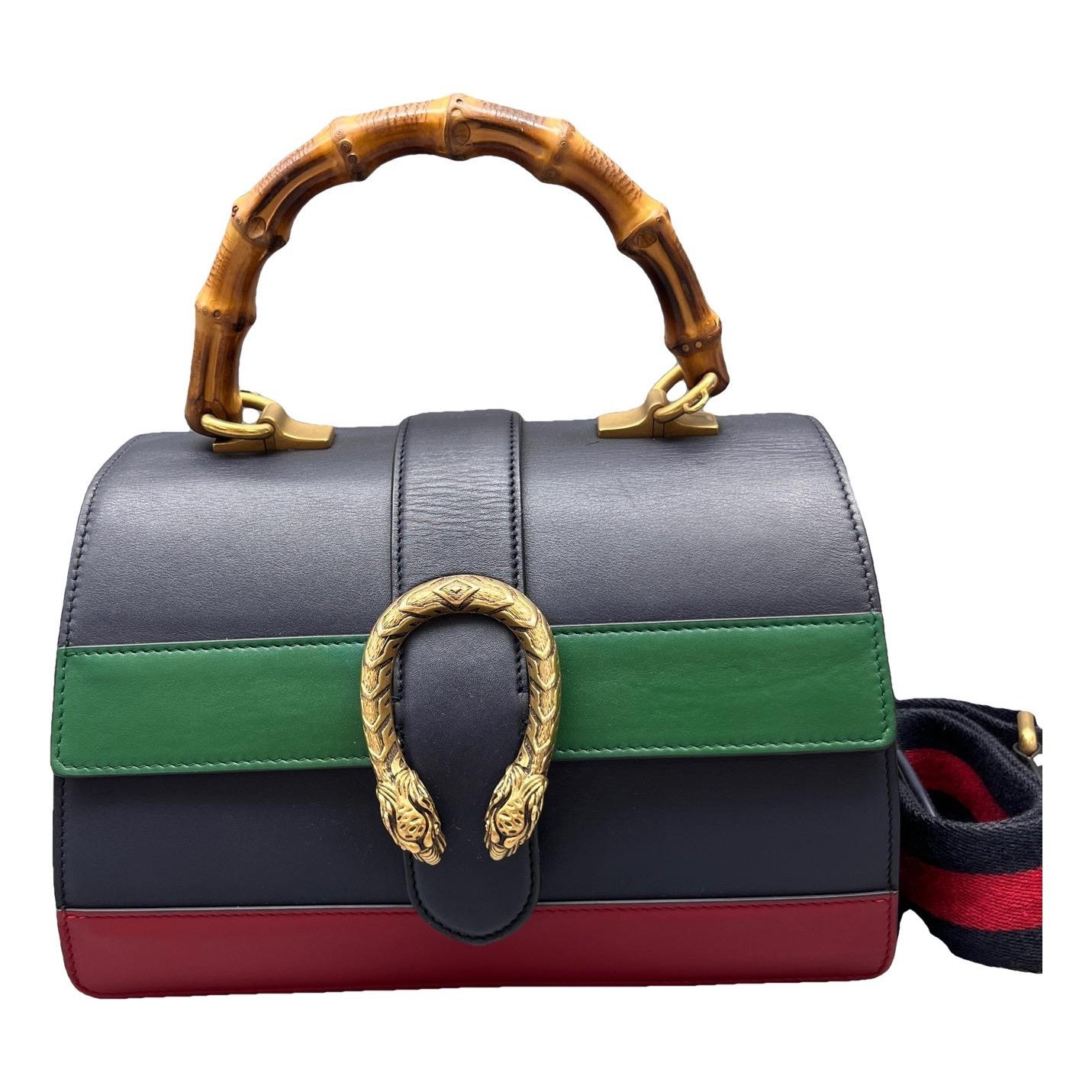 Dionysus Bamboo leather handbag