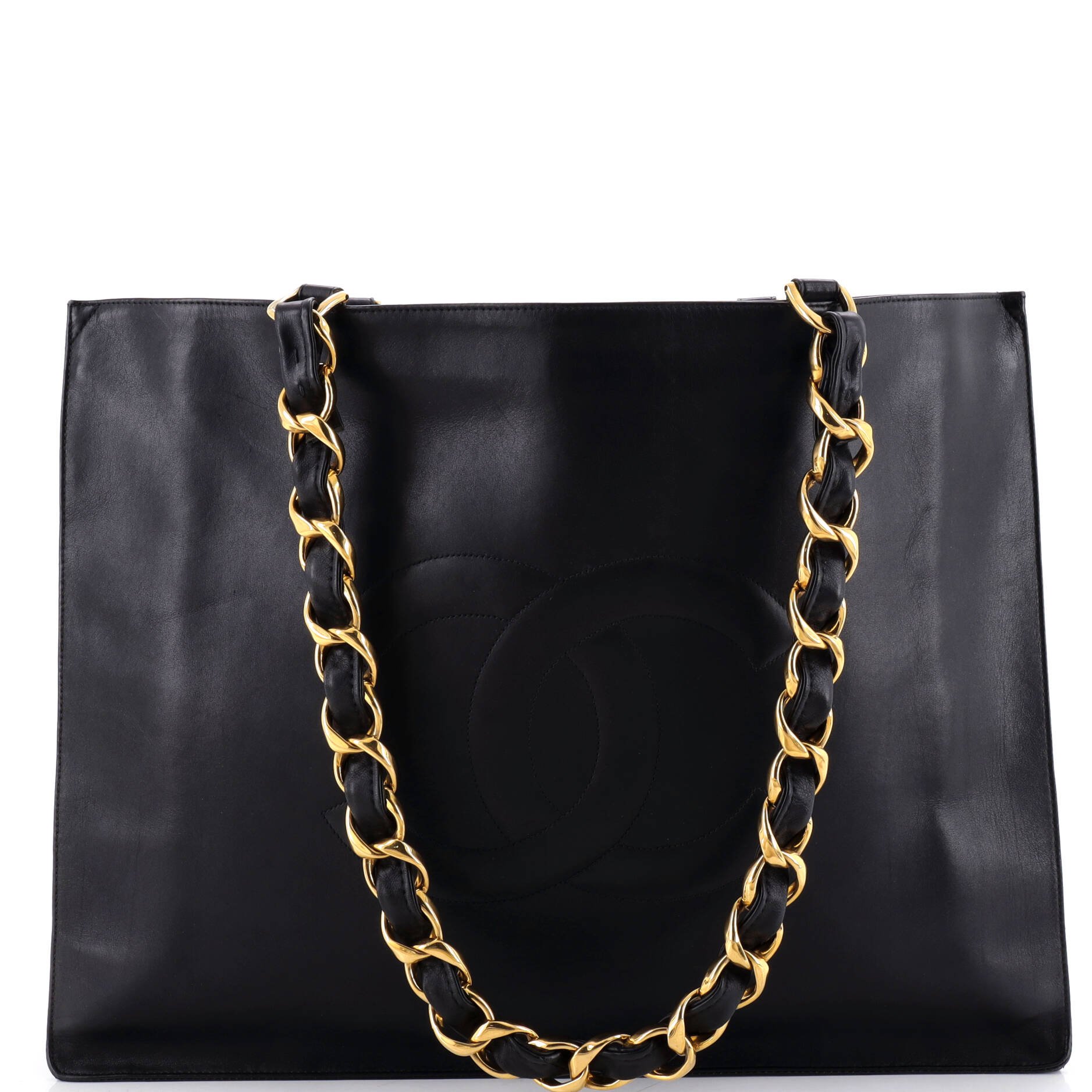 Vintage CC Chain Tote Lambskin XL