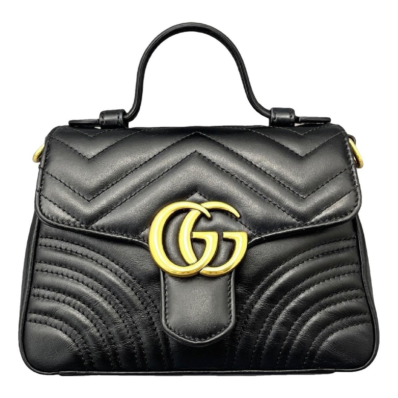 GG Marmont Flap leather handbag