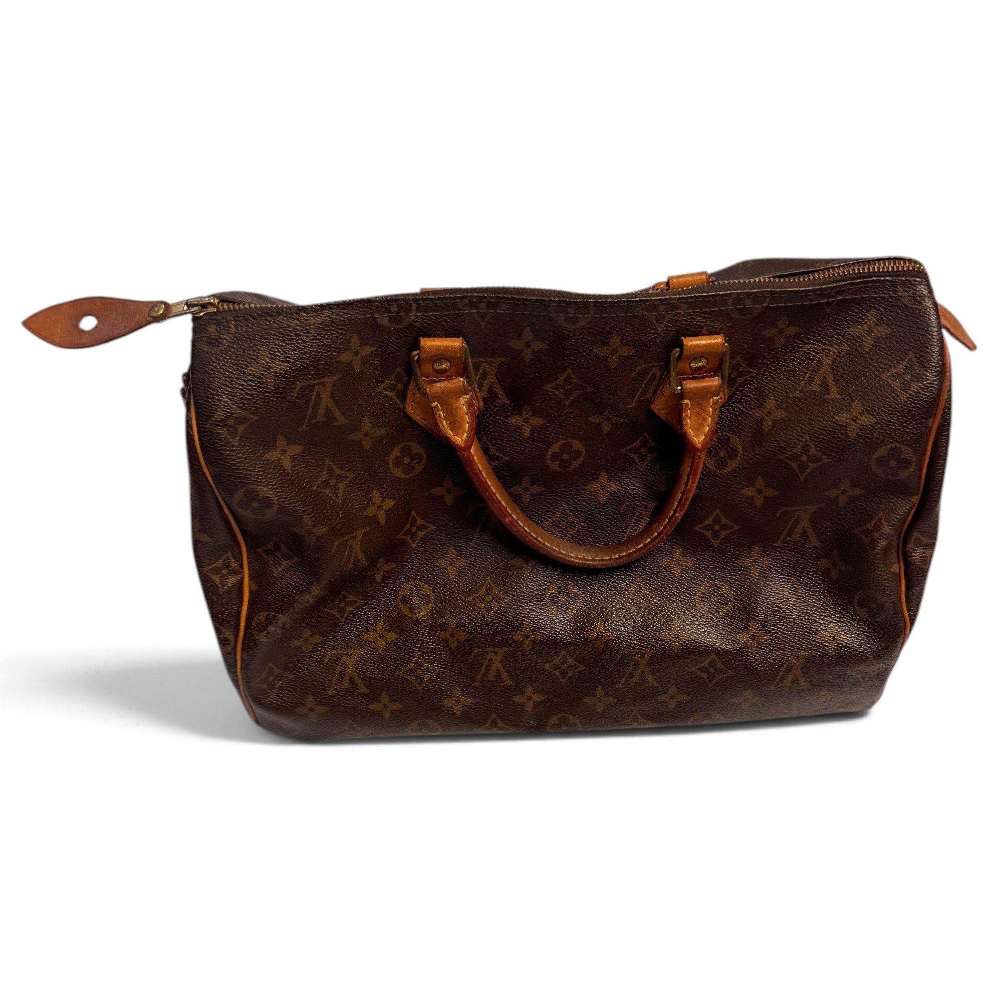 Speedy leather handbag