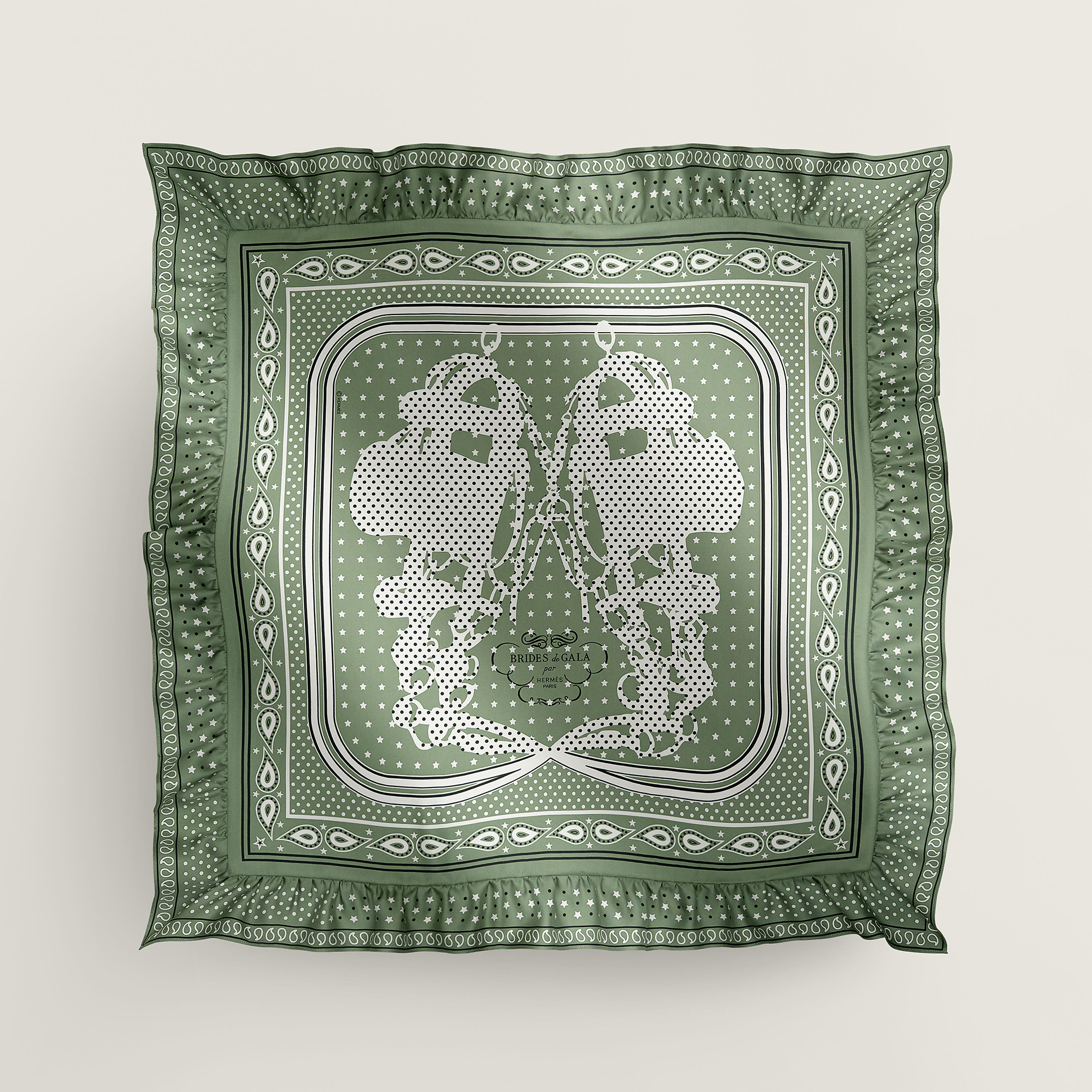 Brides de Gala Bandana a Pois scarf 70