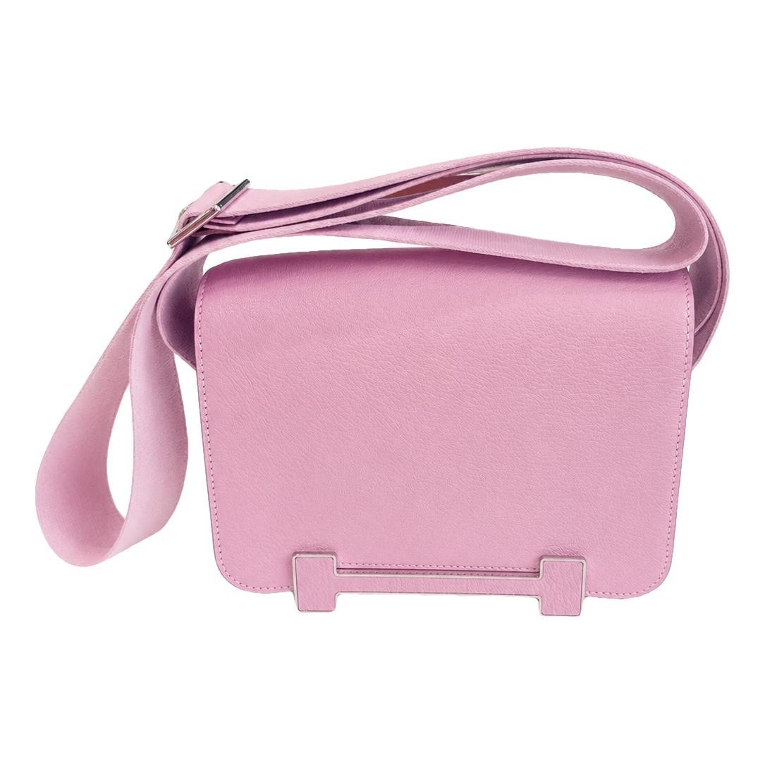 Hermes Geta Handbag Rose Sakura