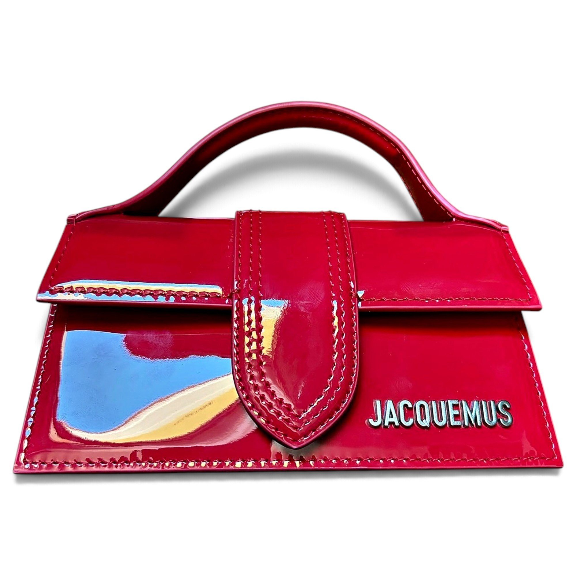 Le Bambino patent leather handbag