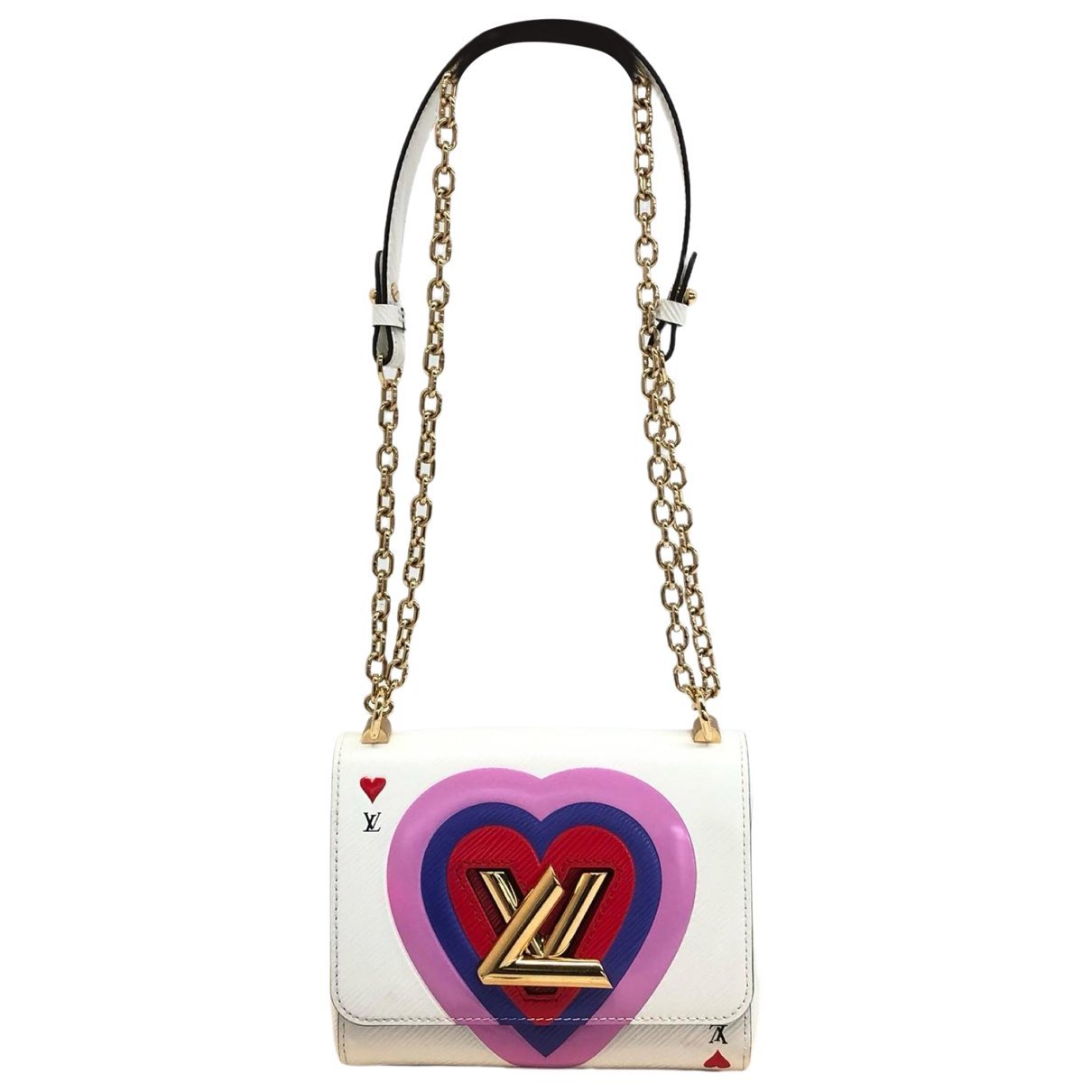 Twist leather handbag