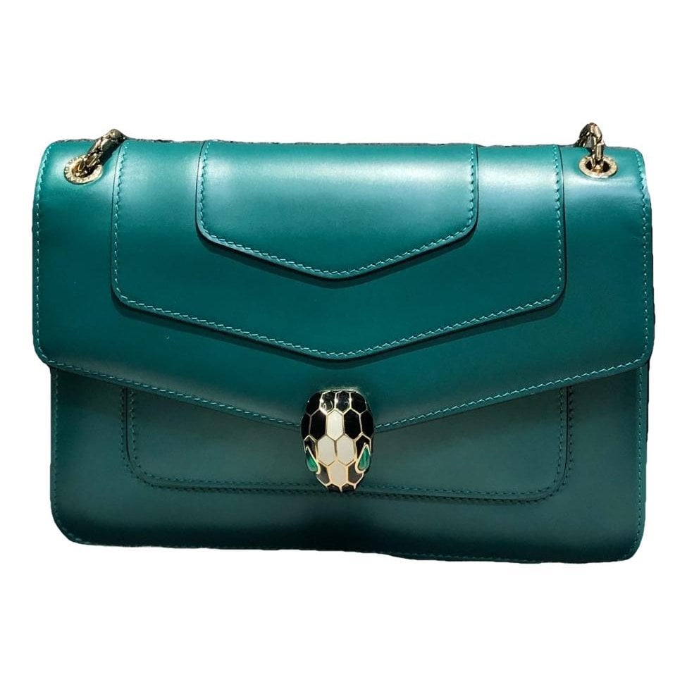 Serpenti leather handbag