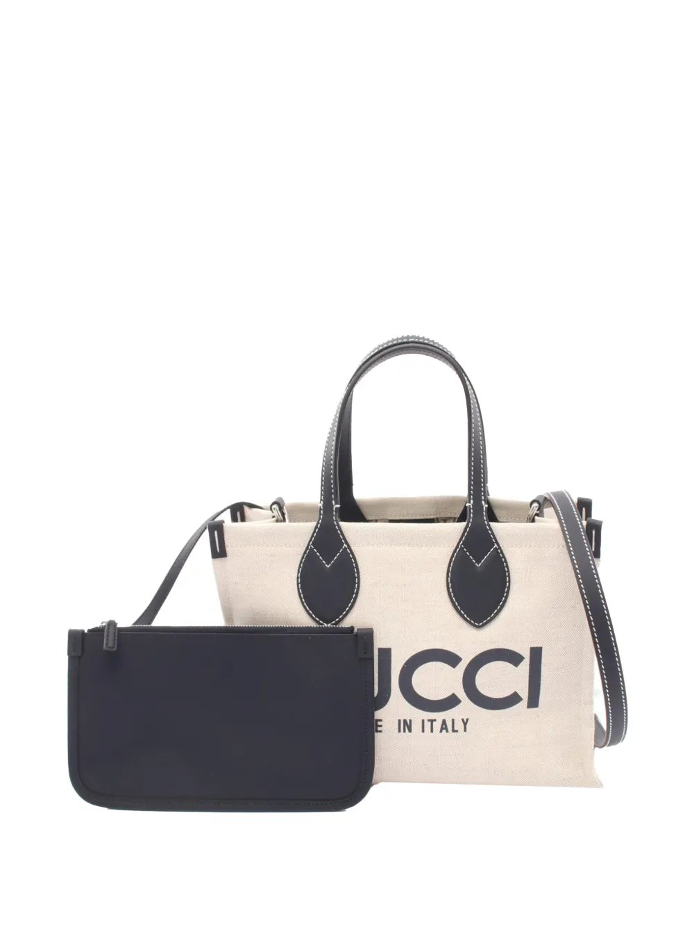 2000-2015 Medium Canvas Logo Tote satchel