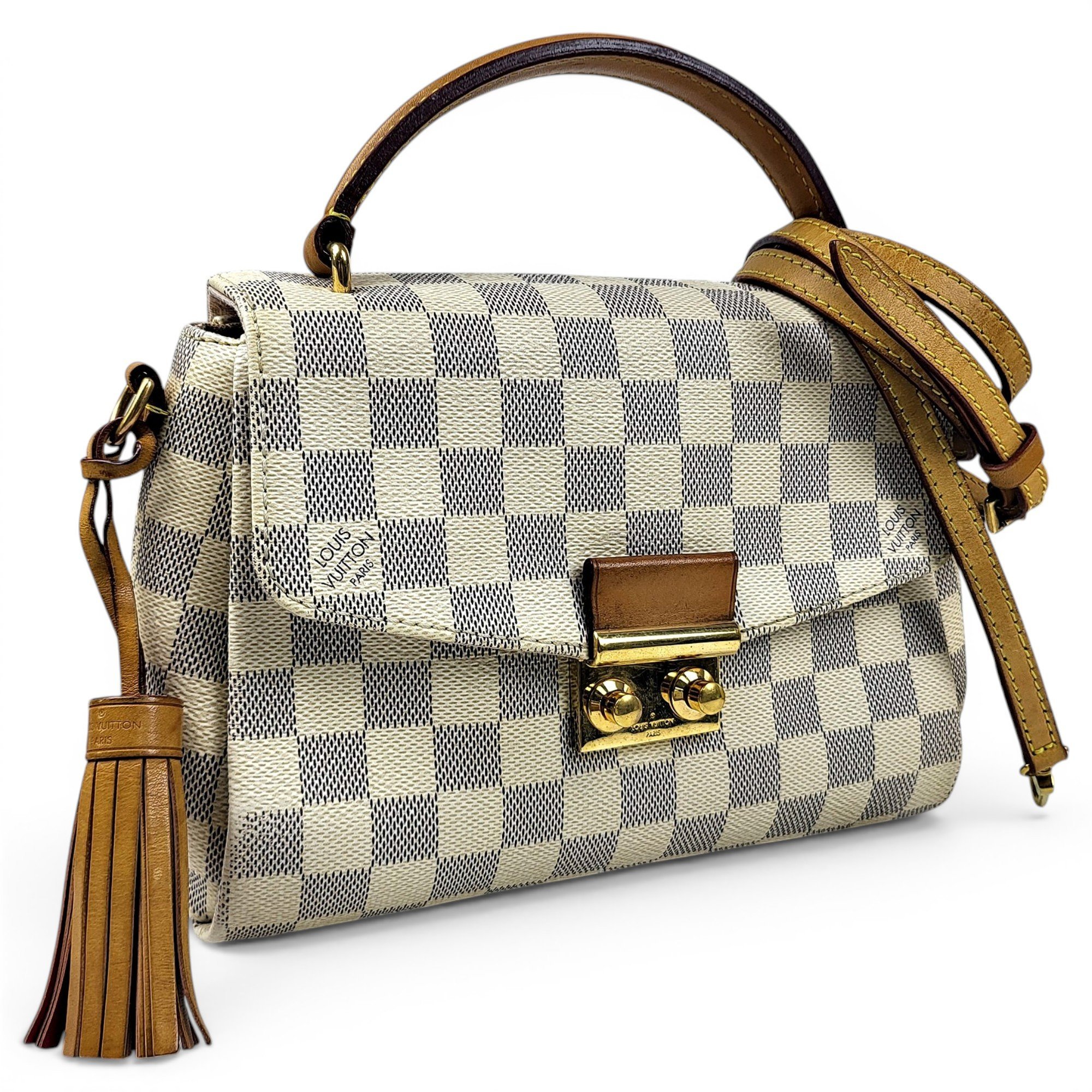 Croisette leather handbag