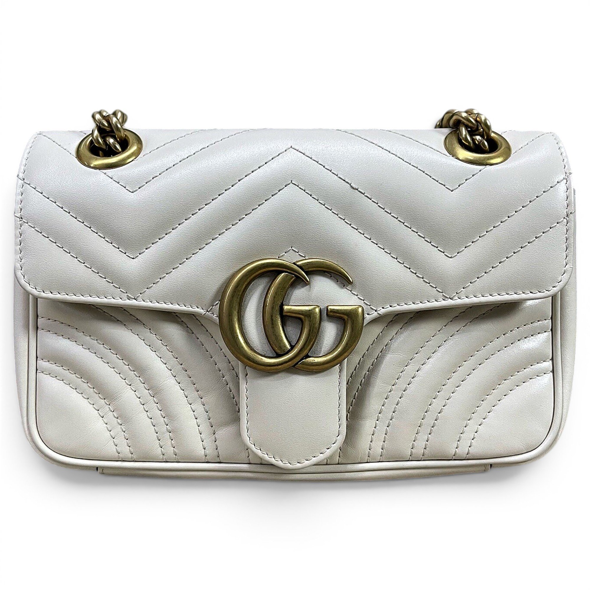 GG Marmont Flap leather crossbody bag