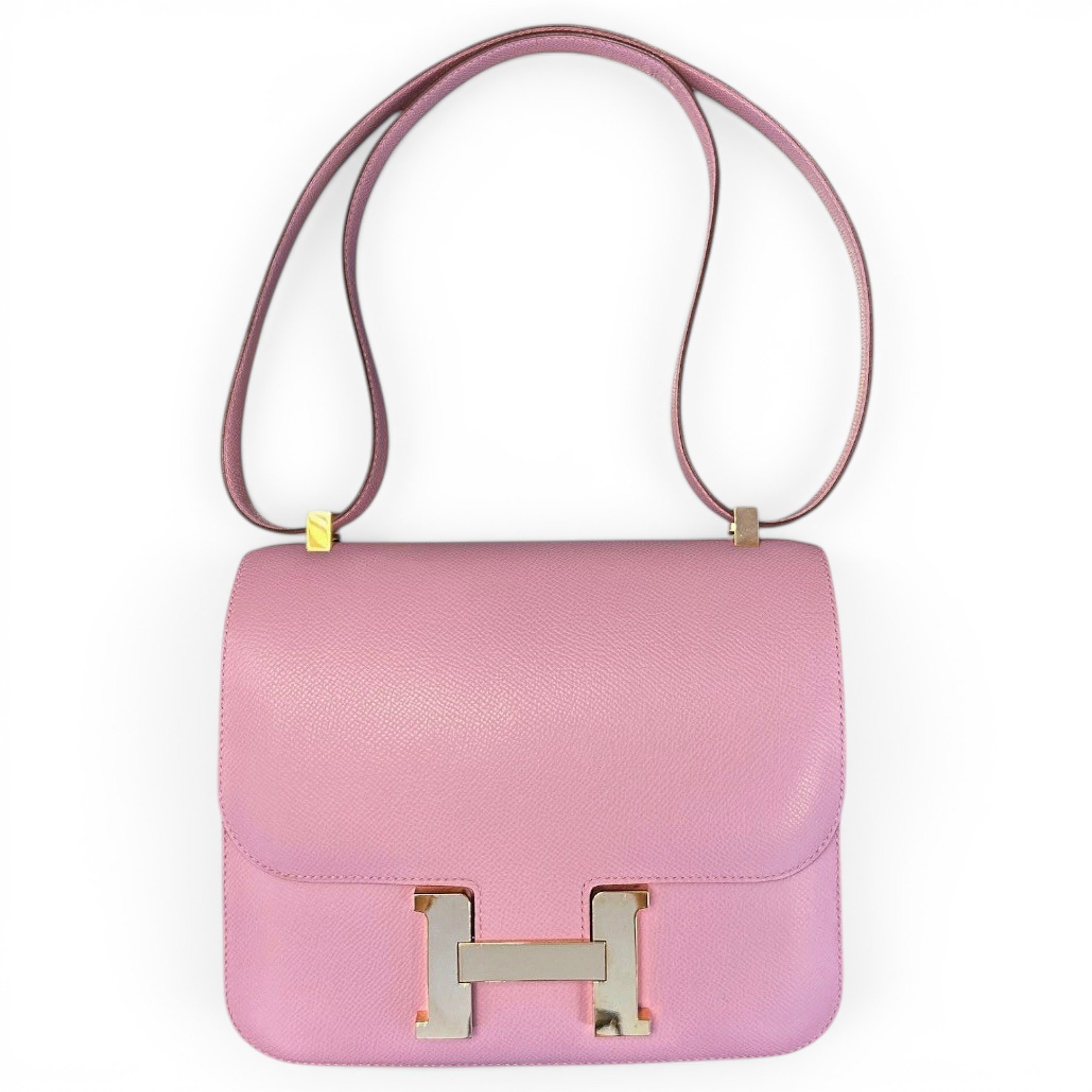 Hermes Constance Handbag Mauve Sylvestre Epsom Leather 2021