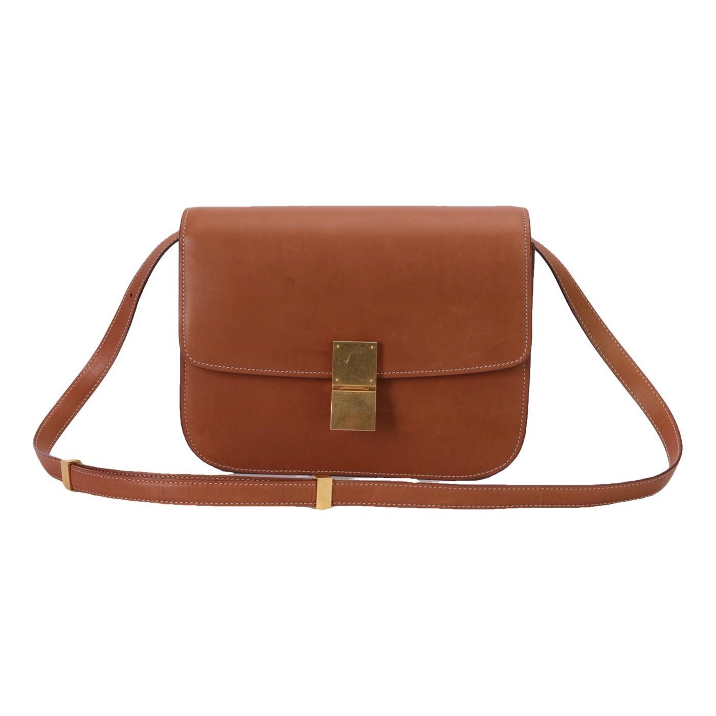 Classic leather crossbody bag
