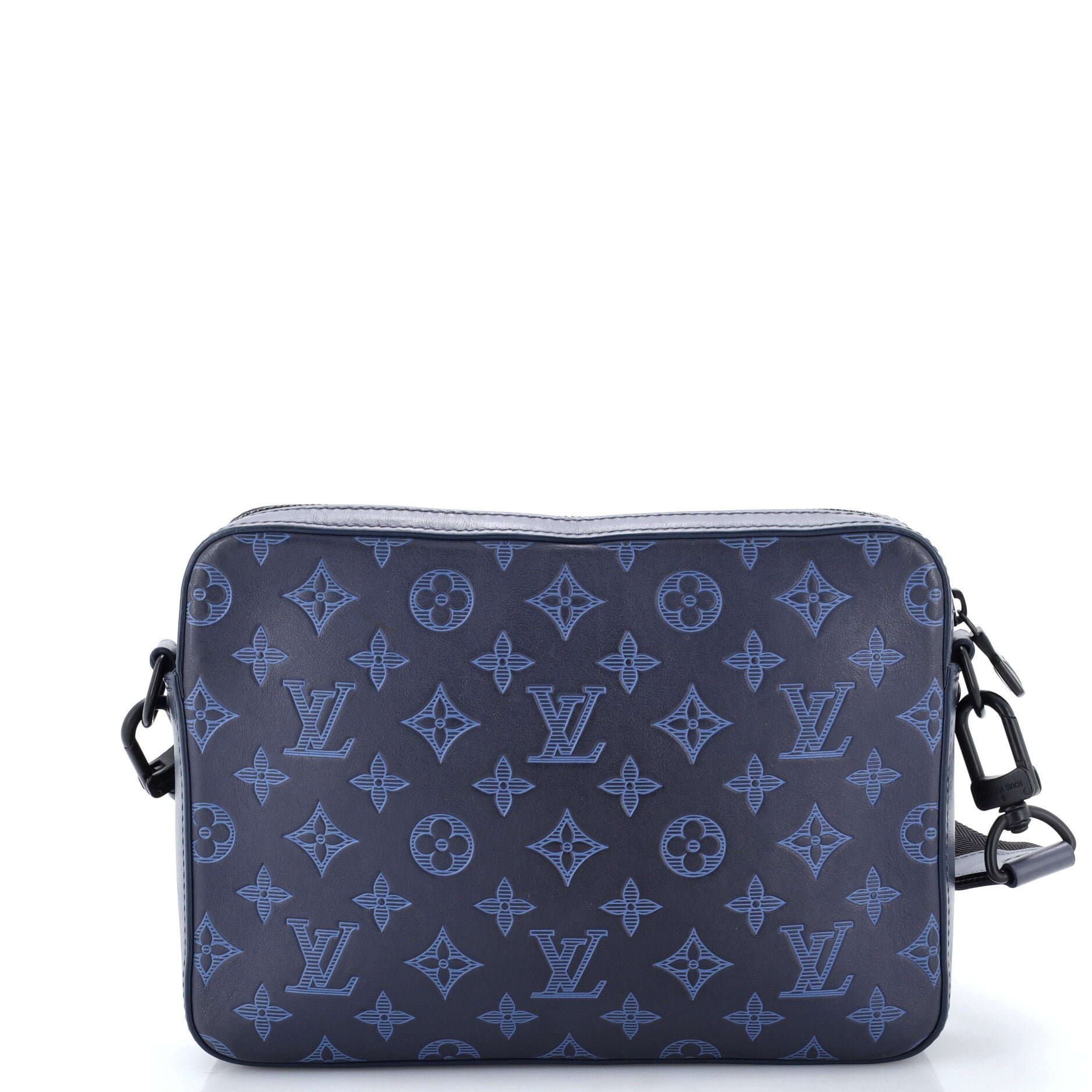 Duo Messenger Bag Monogram Shadow Leather