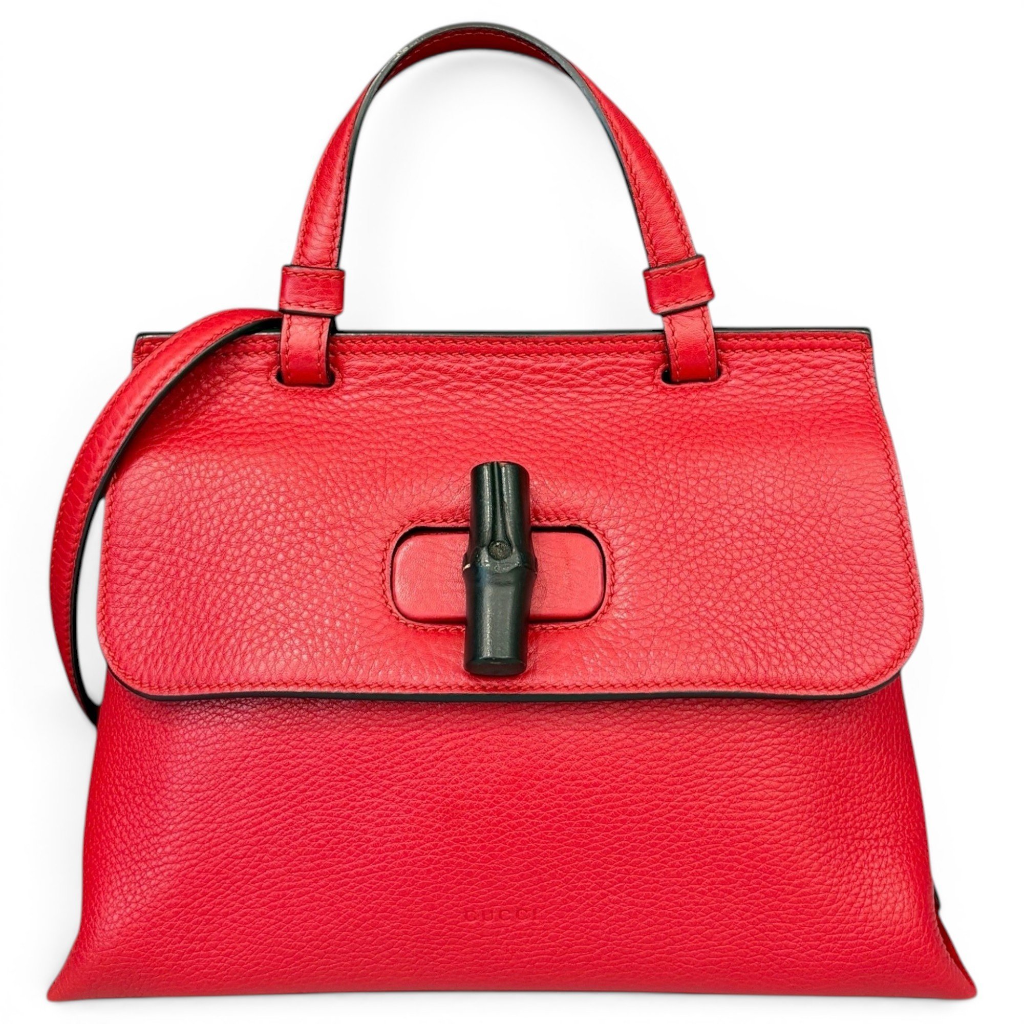 Bamboo Daily Top Handle pony-style calfskin handbag