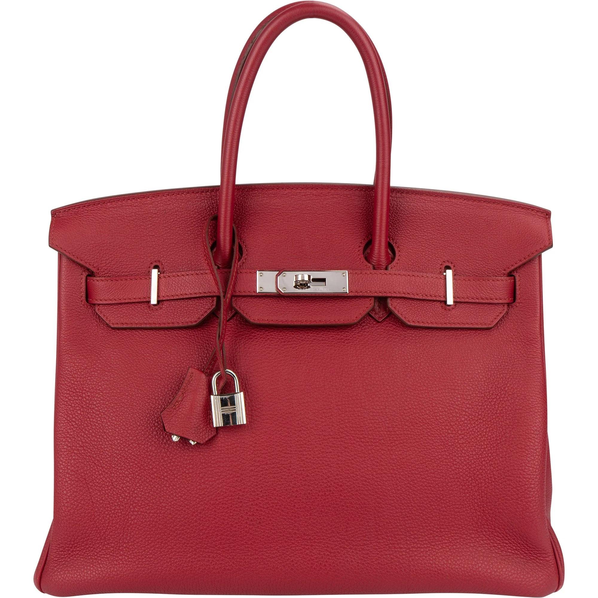 Birkin 35 leather handbag