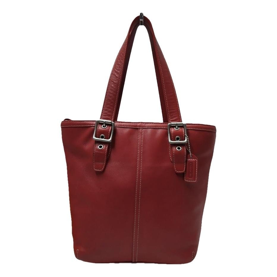 Leather tote