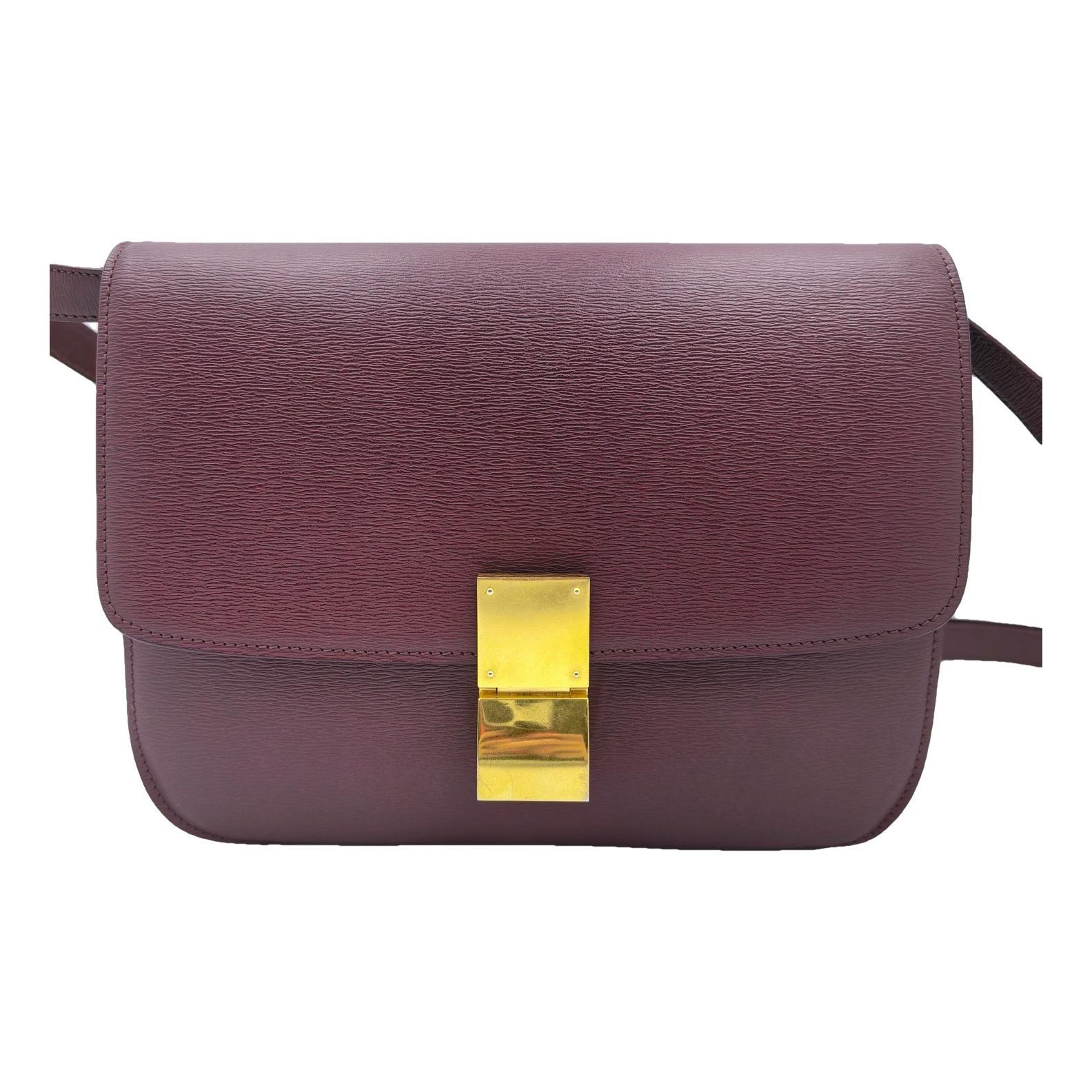 Classic leather crossbody bag