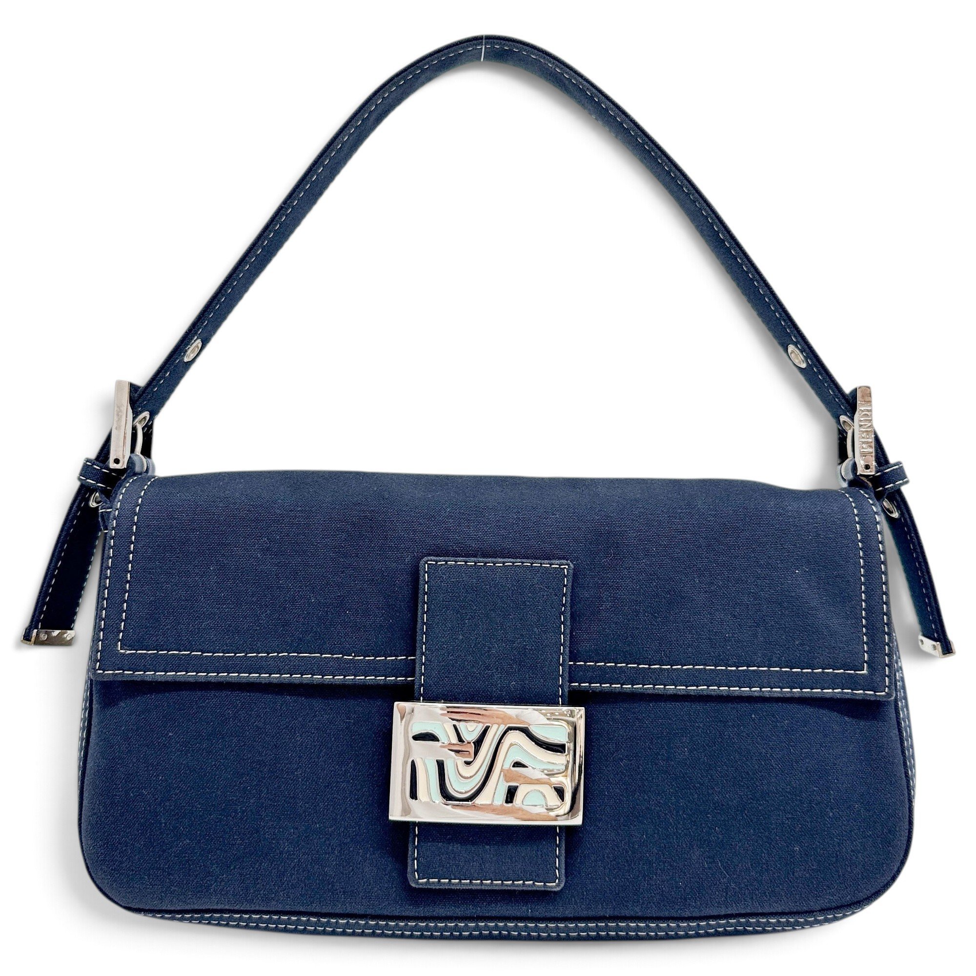 Baguette cloth handbag
