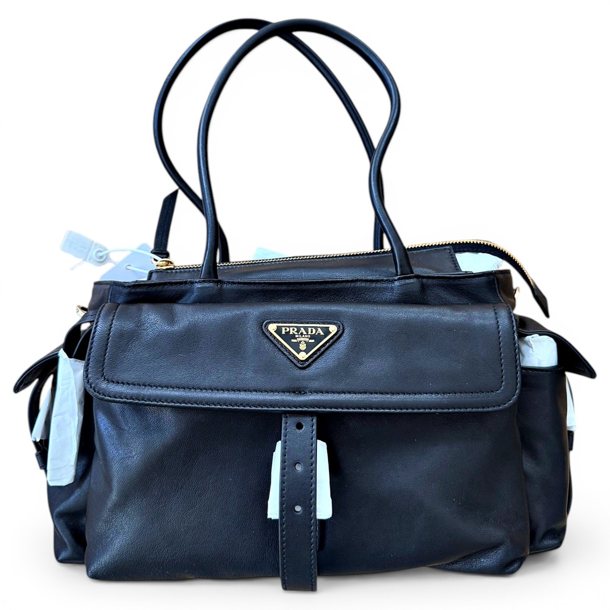 Leather handbag