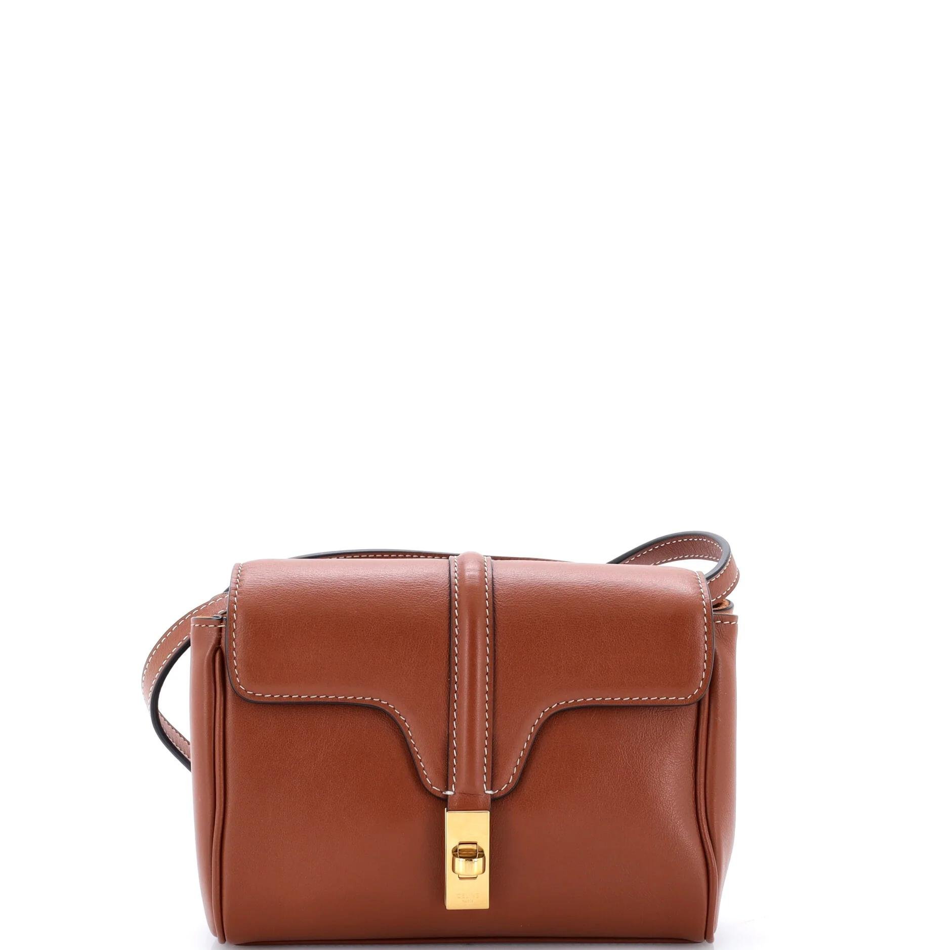 Leather crossbody bag