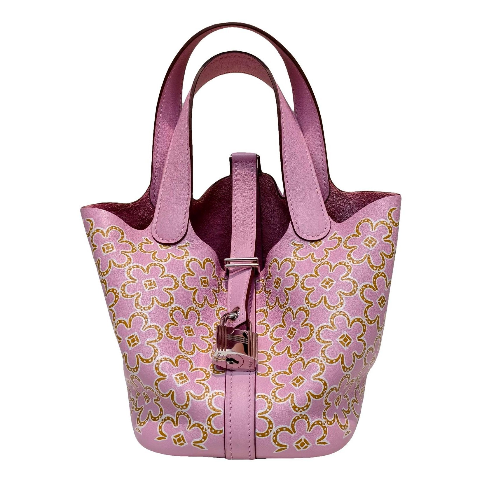 Picotin leather handbag