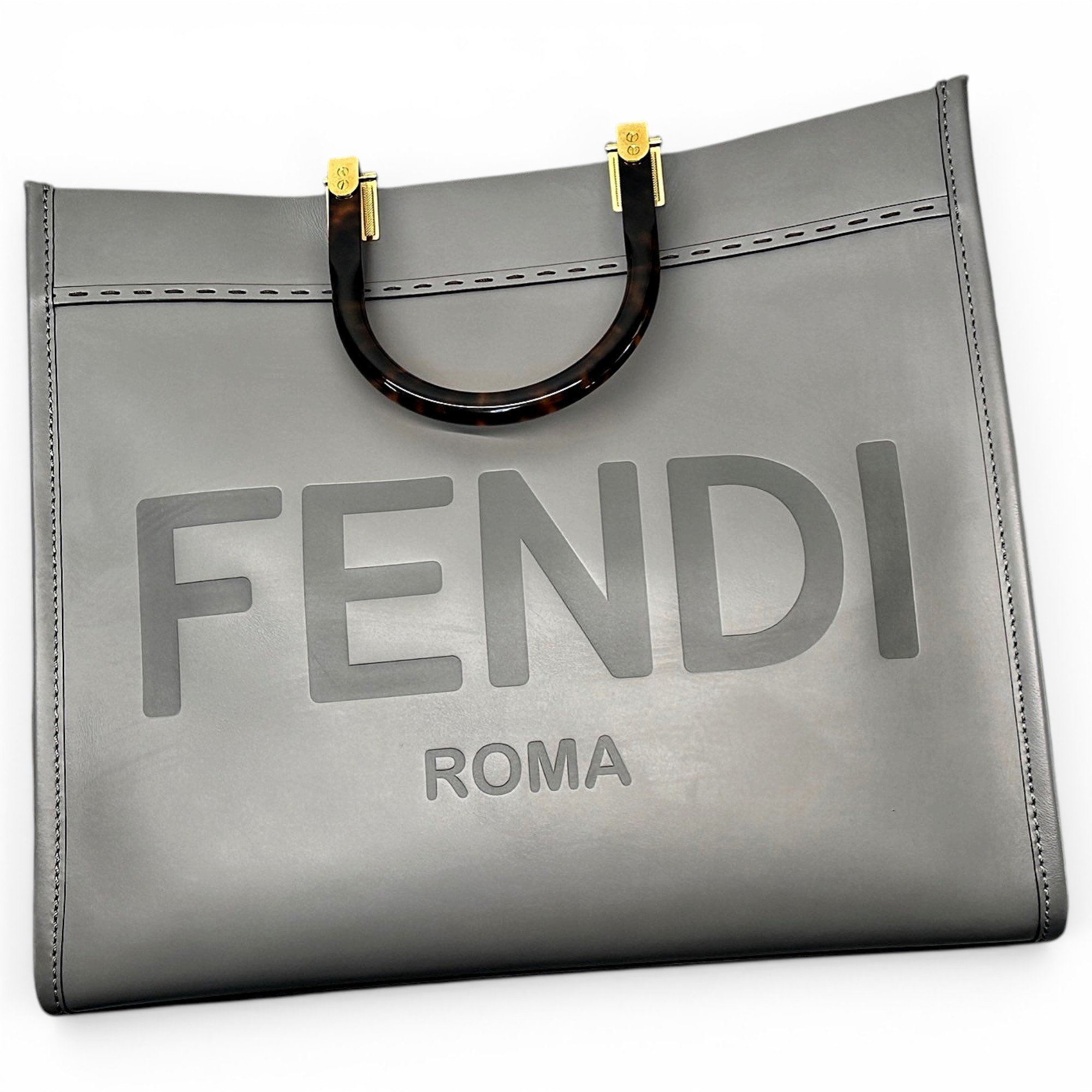 Sunshine leather tote