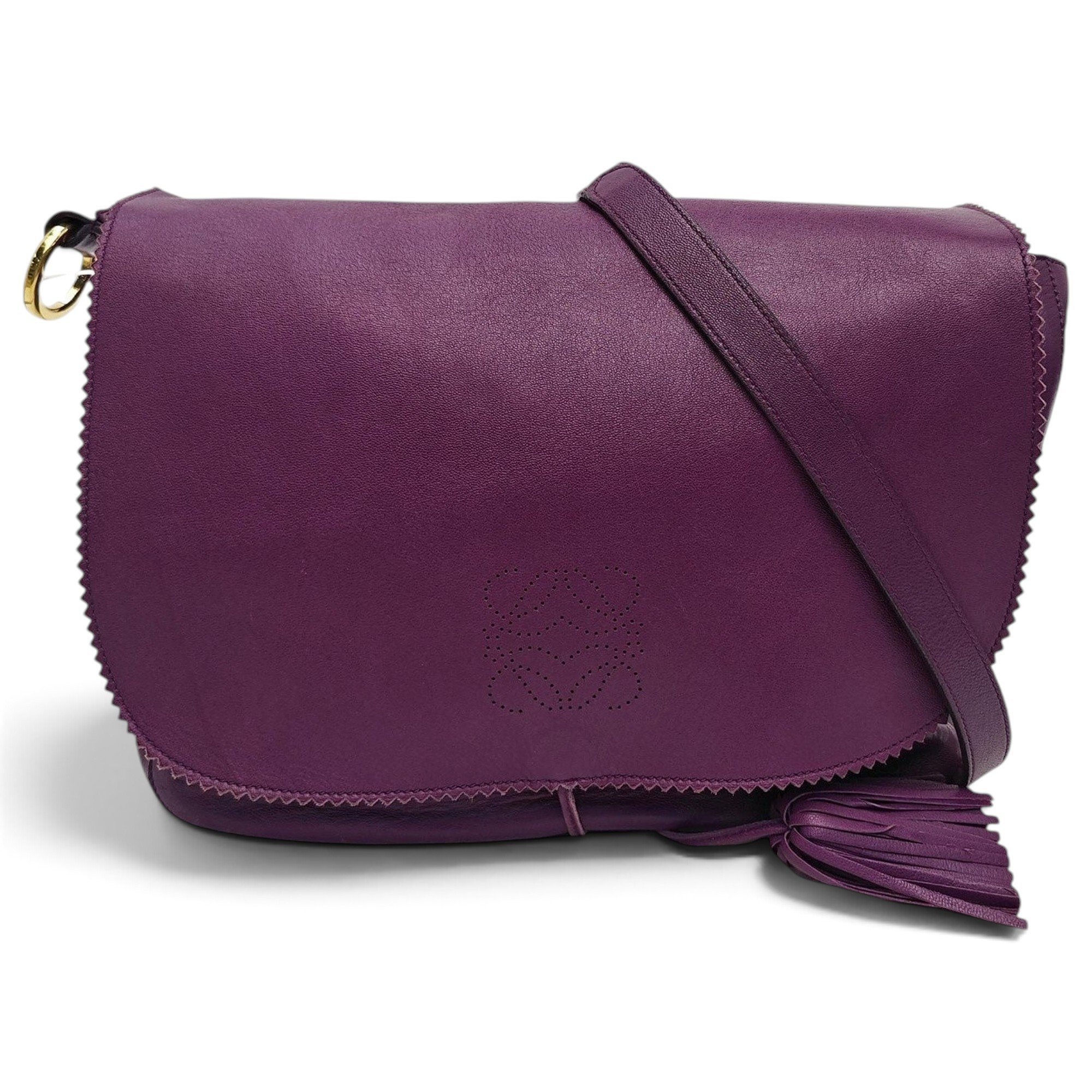 Flamenco leather handbag