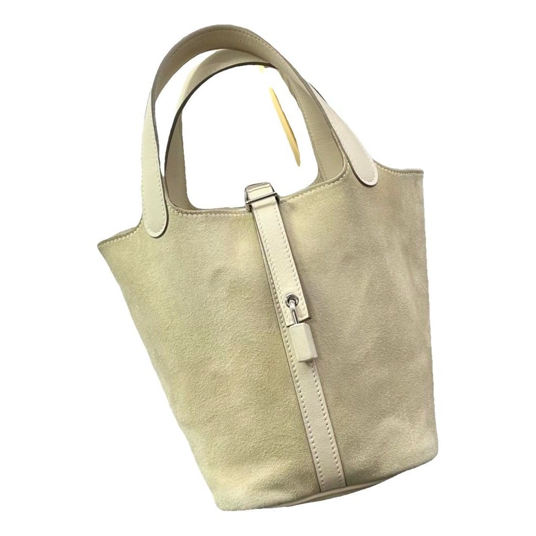 Hermes Picotin 18 Handbag White