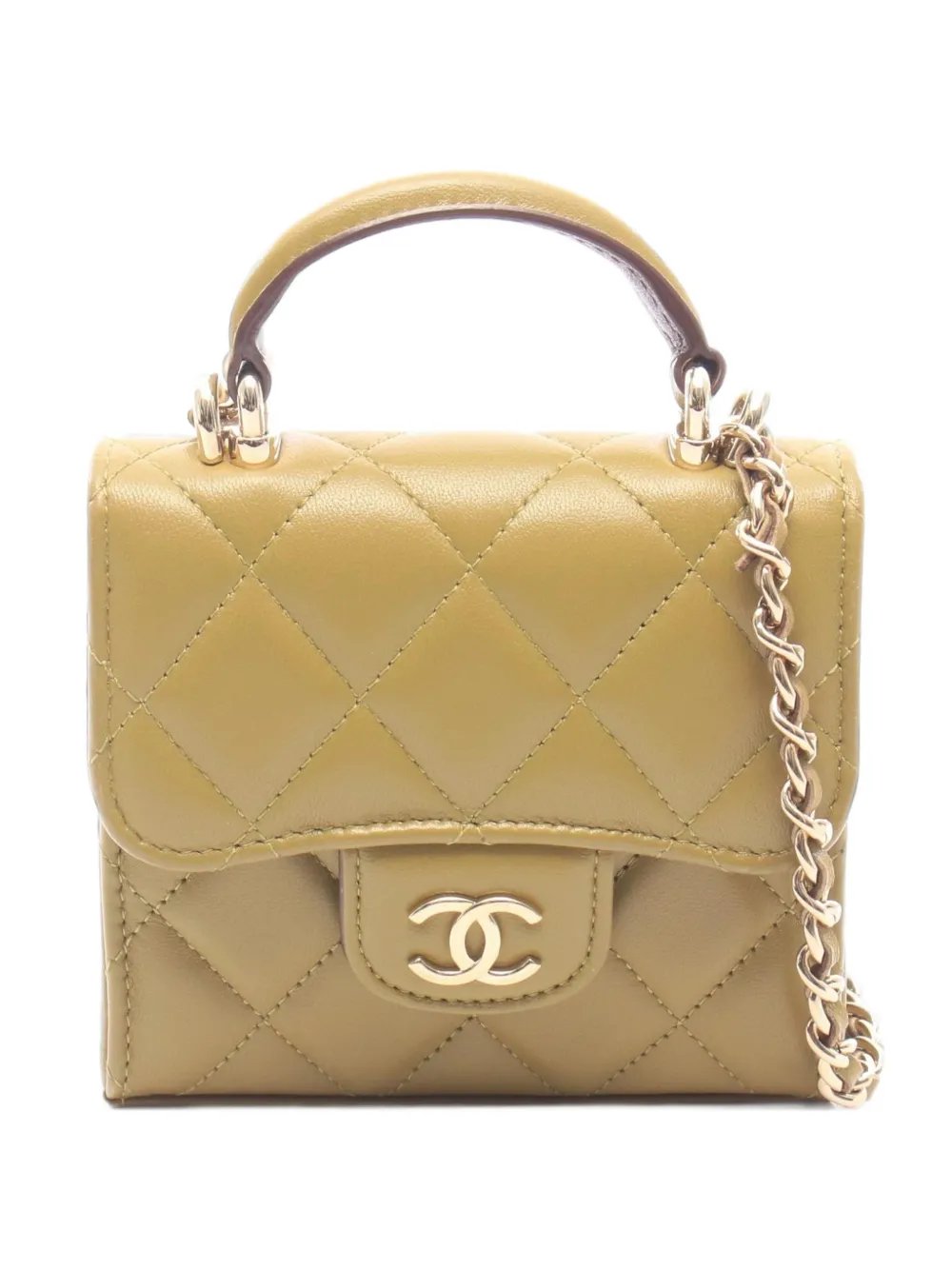 mini Matelassá chain clutch bag