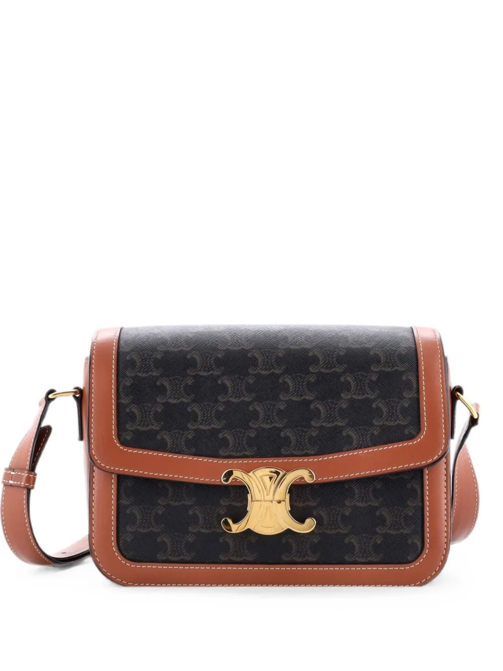 Triomphe Triomphe Coated Canvas Medium shoulder bag