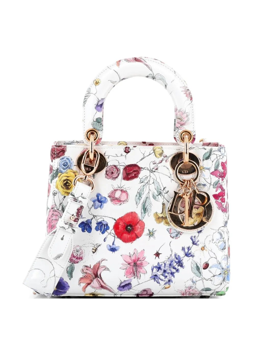 My ABCDior Lady Dior Bag Printed Leather Small satchel