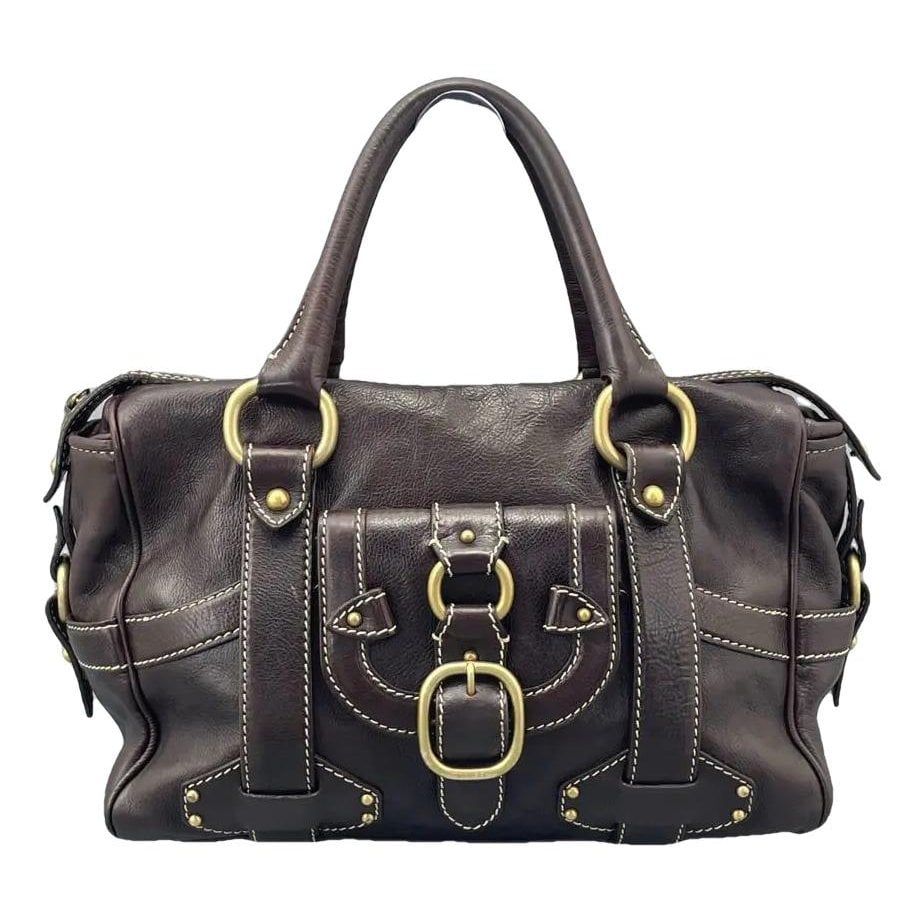 Leather handbag