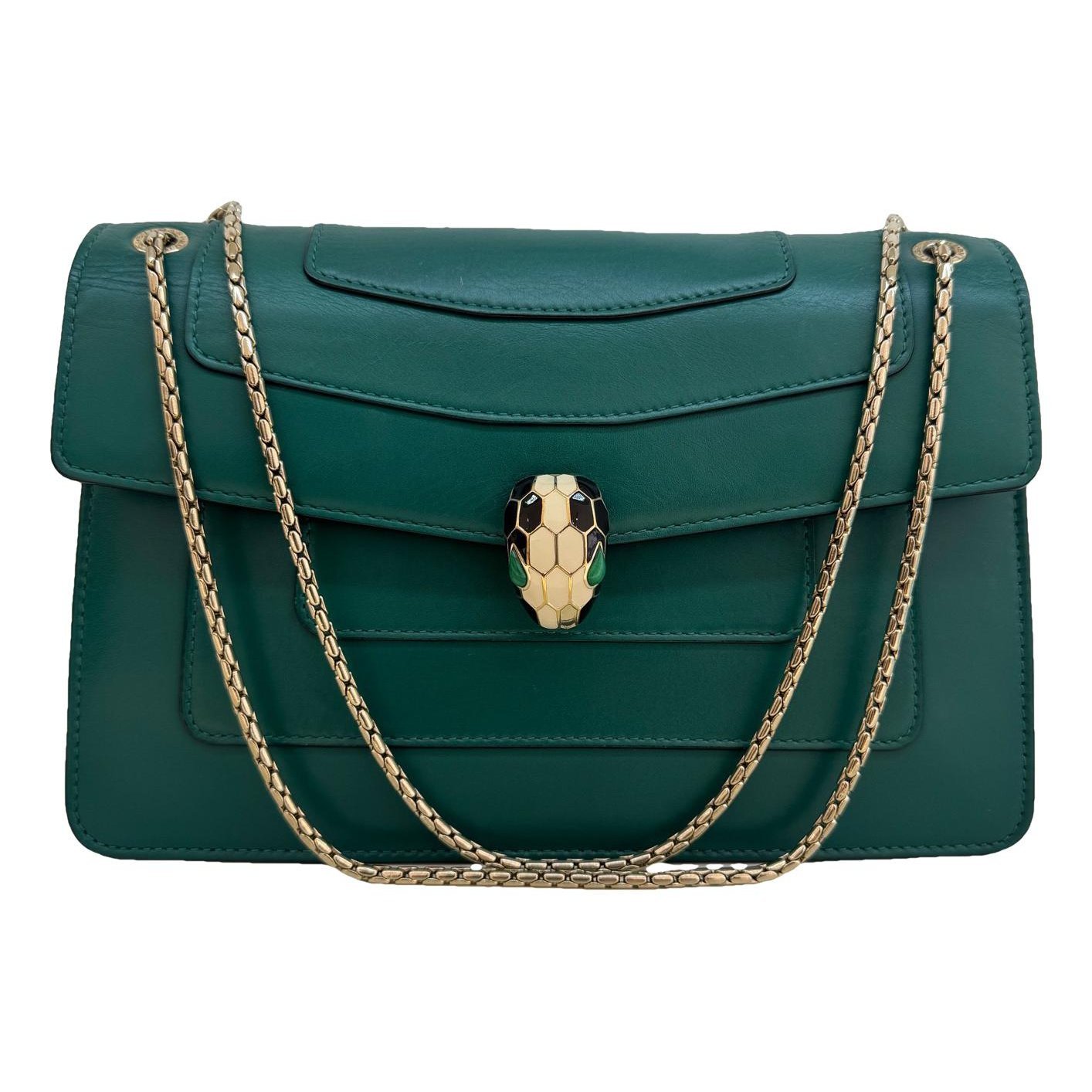 Serpenti leather crossbody bag
